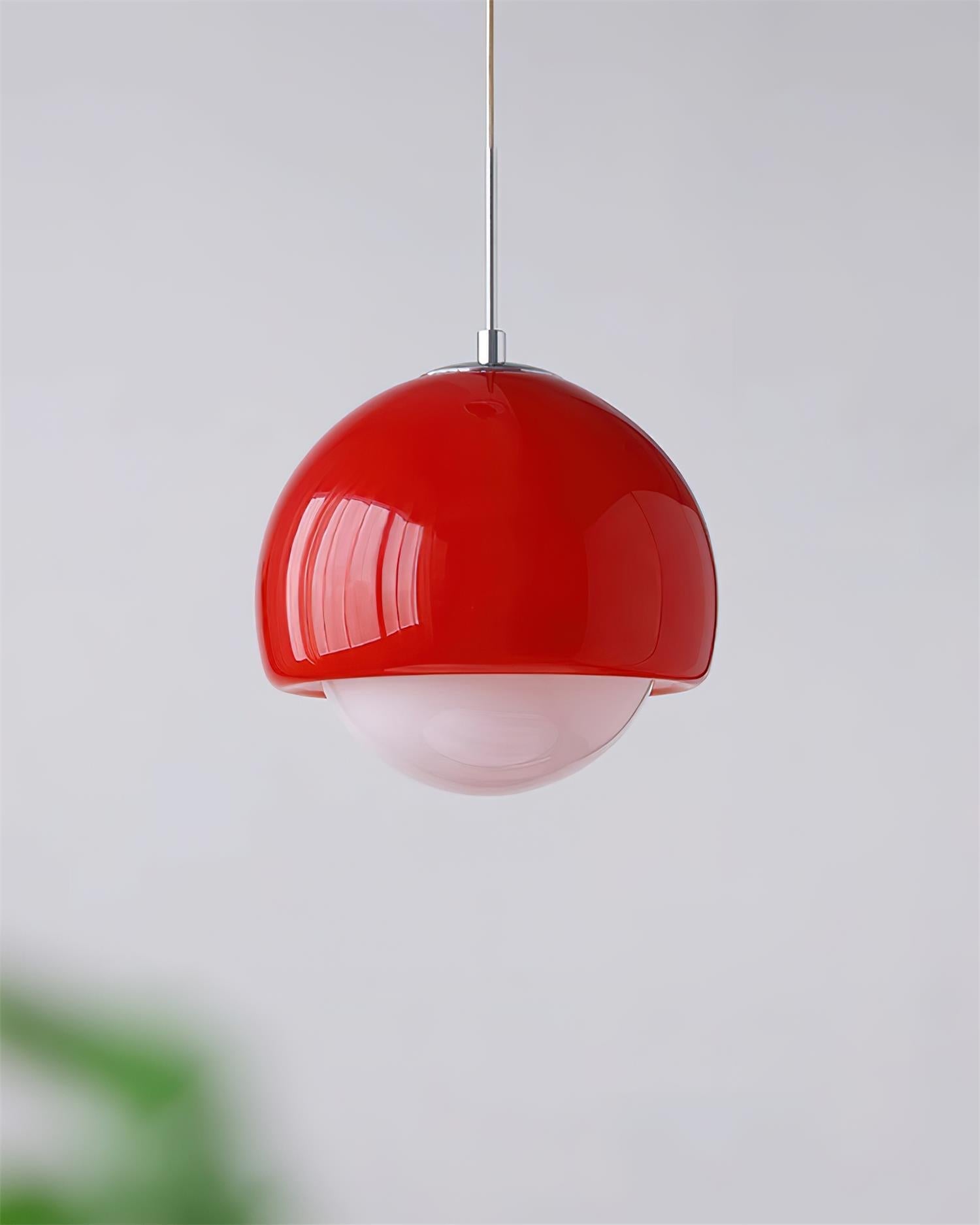 Lipko Pendant Light Glass Globe Retro Modern Colorful-Neutral Decor