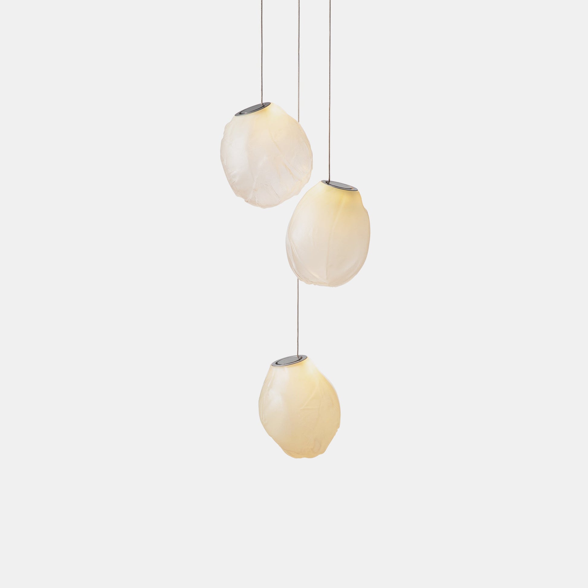 Liquid Glass Stone Pendant Light-Neutral Decor