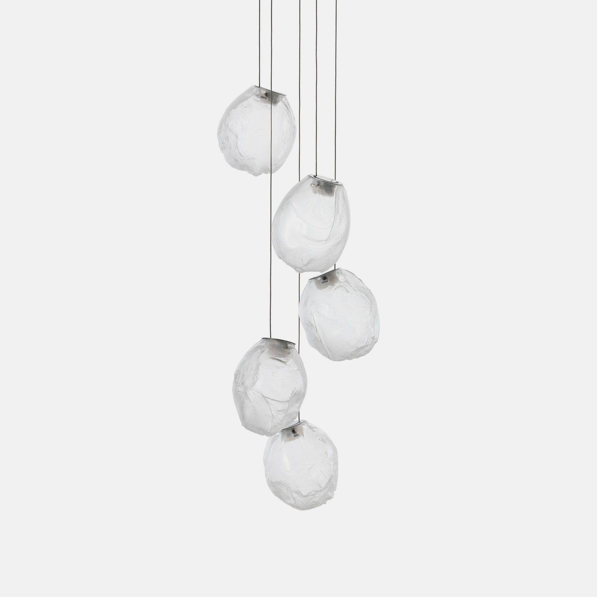 Liquid Glass Stone Pendant Light-Neutral Decor