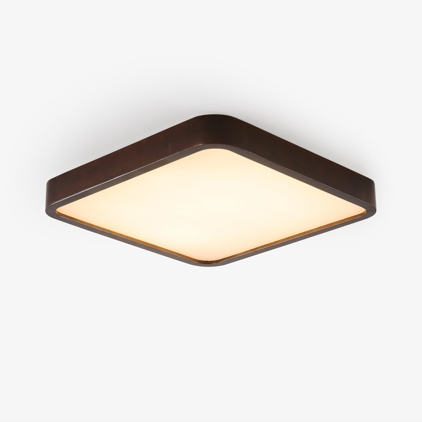 Wacell Modern Minimalist Rectangular Wood Ceiling Light-Neutral Decor