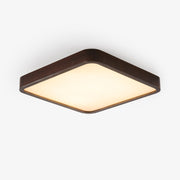Wacell Modern Minimalist Rectangular Wood Ceiling Light-Neutral Decor