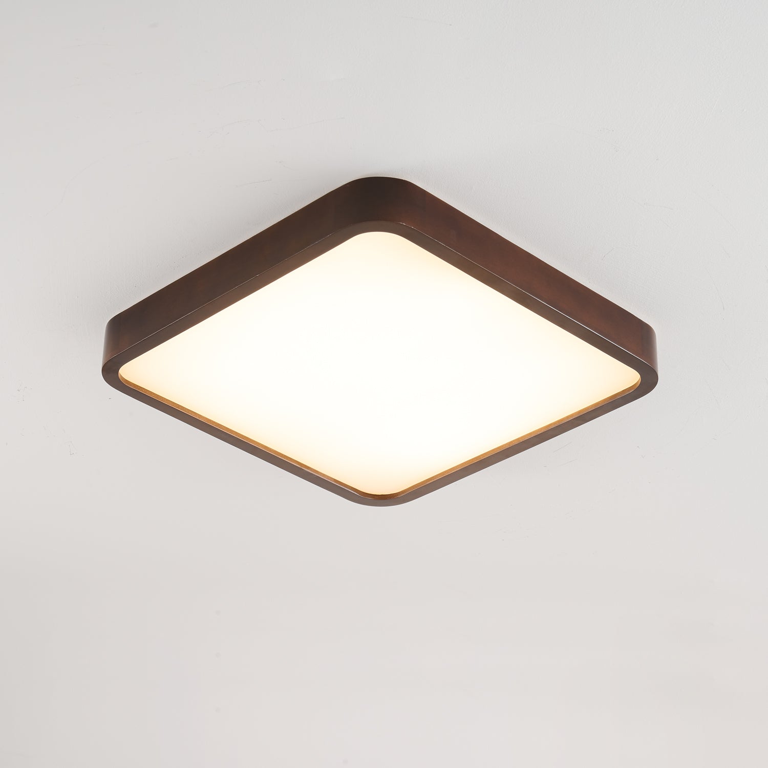 Wacell Modern Minimalist Rectangular Wood Ceiling Light-Neutral Decor