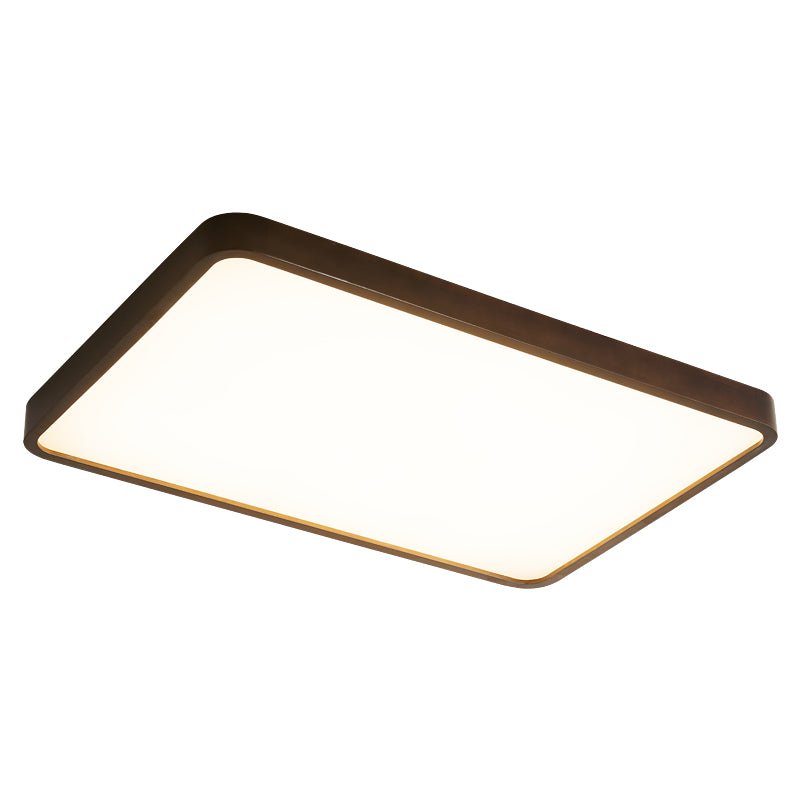 Wacell Modern Minimalist Rectangular Wood Ceiling Light-Neutral Decor