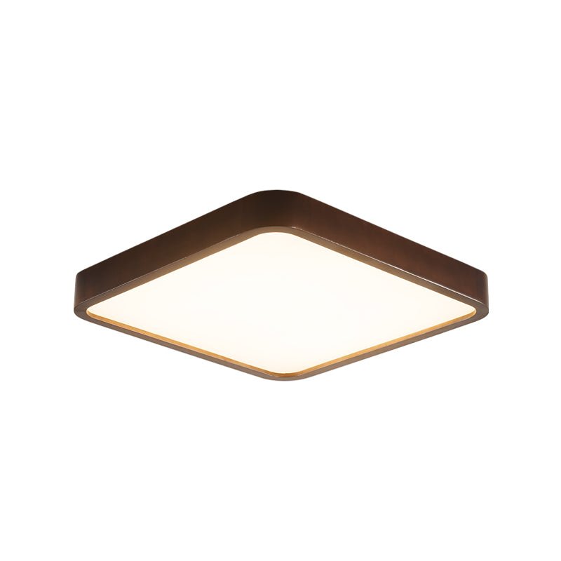 Wacell Modern Minimalist Rectangular Wood Ceiling Light-Neutral Decor