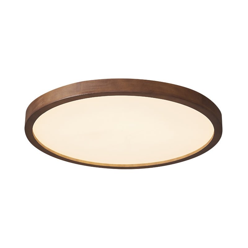 Wacell Modern Minimalist Rectangular Wood Ceiling Light-Neutral Decor
