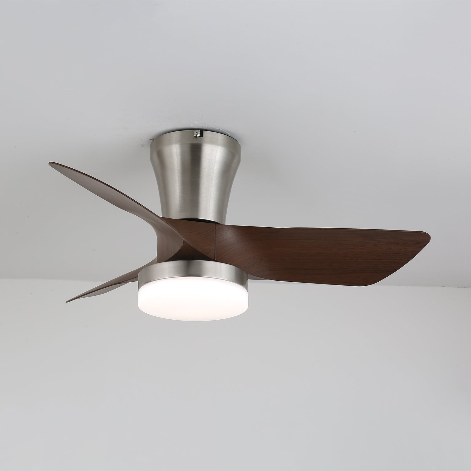 Trivon Modern Wood Ceiling Fan Light-Neutral Decor