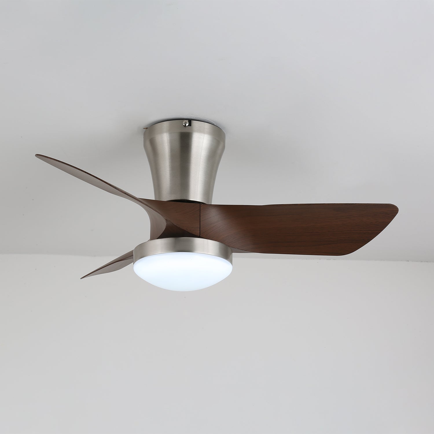 Trivon Modern Wood Ceiling Fan Light-Neutral Decor