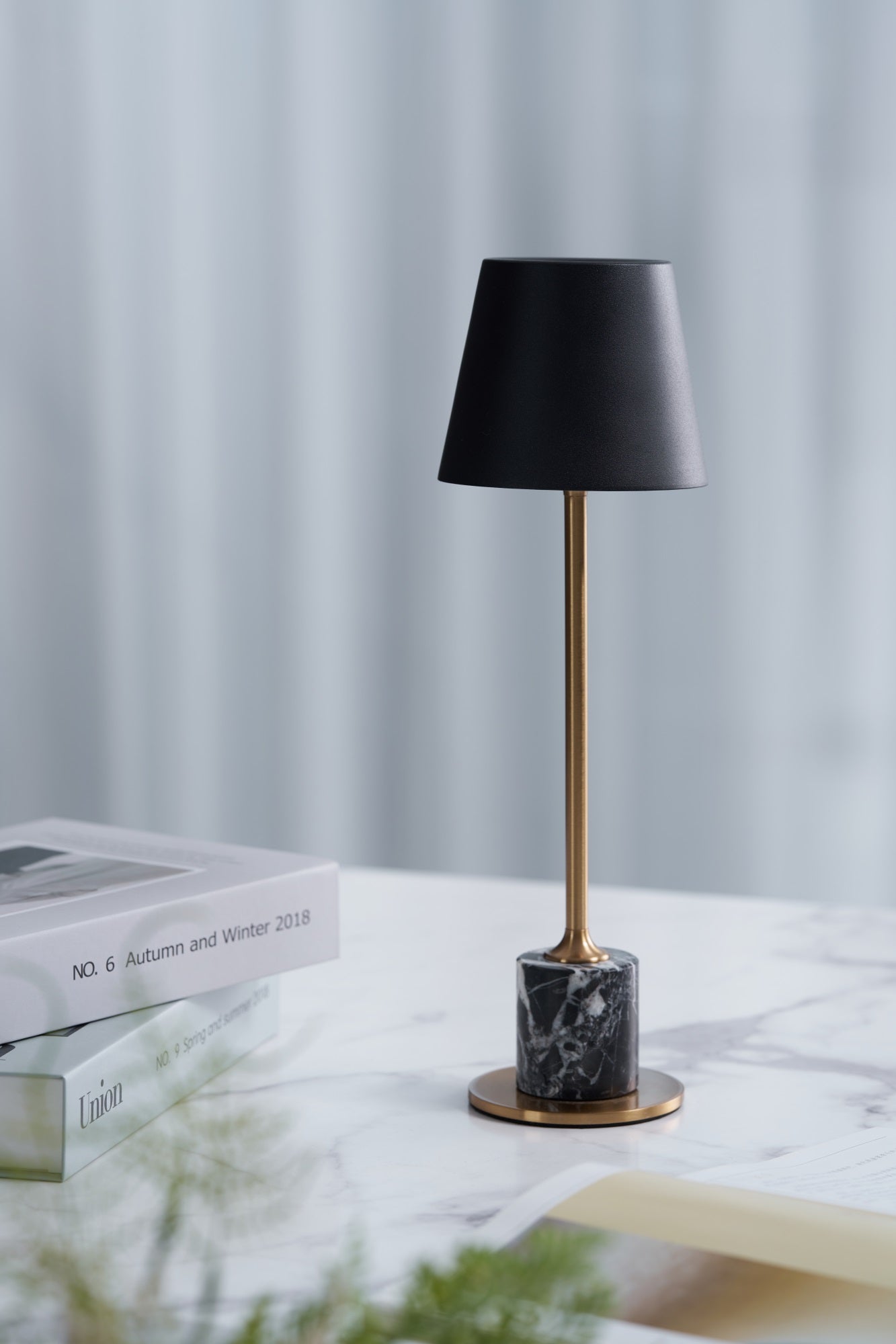 Penny Minimalist Table Lamp-Neutral Decor