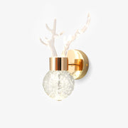 Cexi Postmodern Luxury Deer Crystal Wall Lamp-Neutral Decor