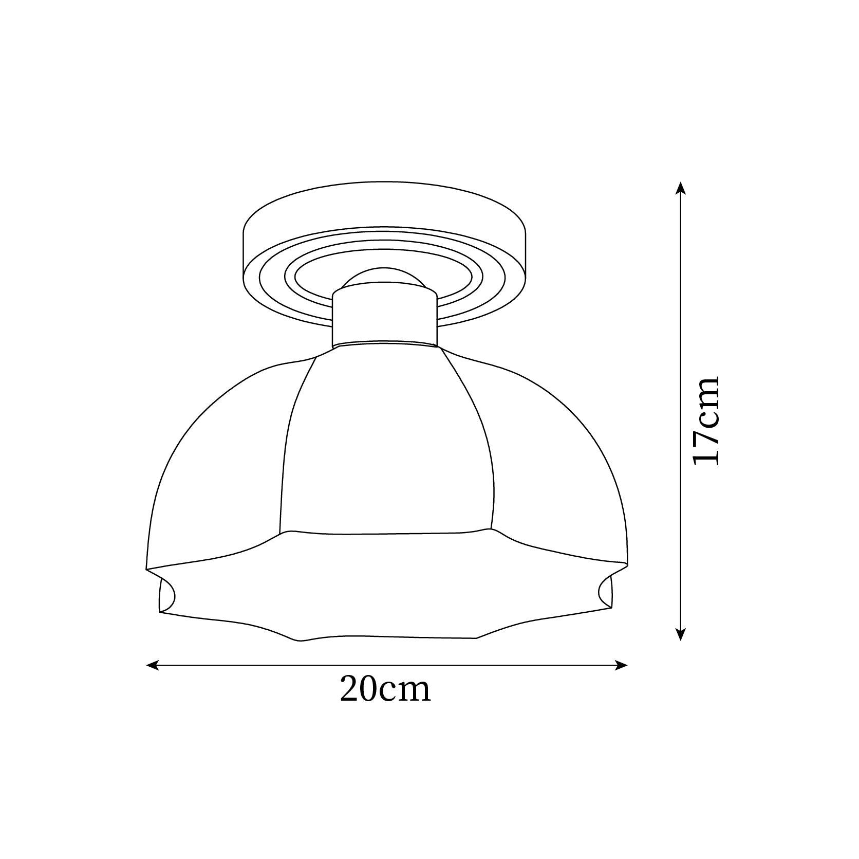 Veya Brass Base and Opal Glass Flush Mount Ceiling Light-Neutral Decor