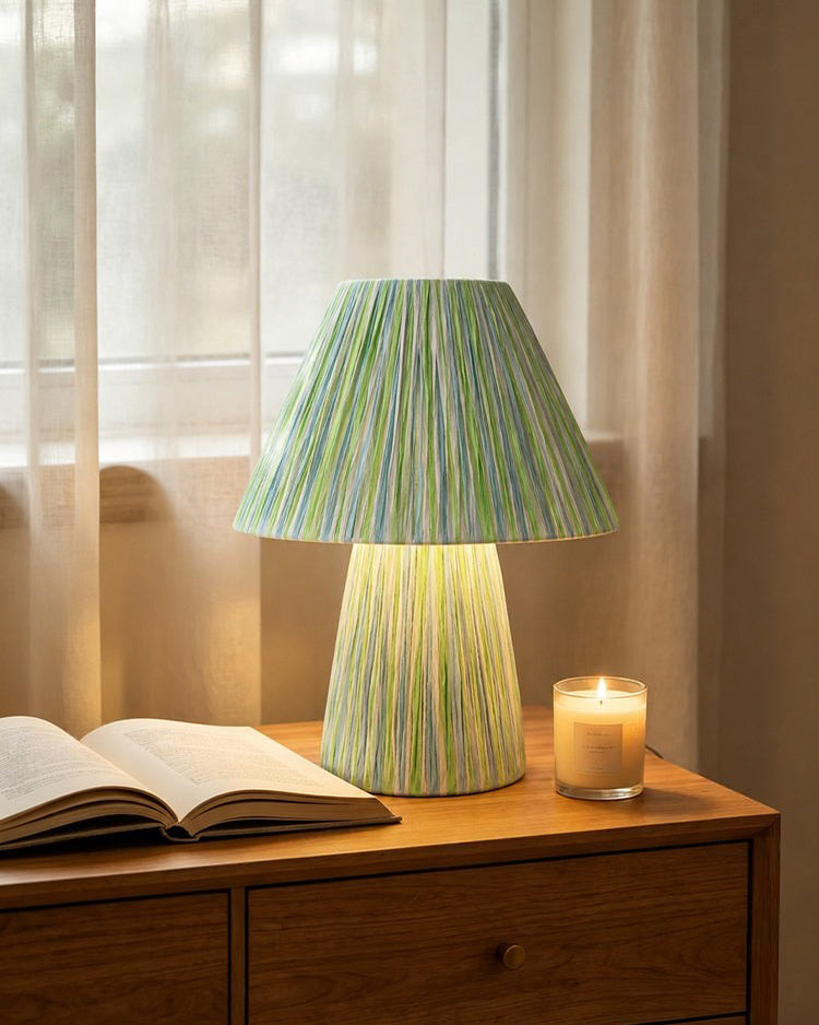 Veridian Stripe Table Light