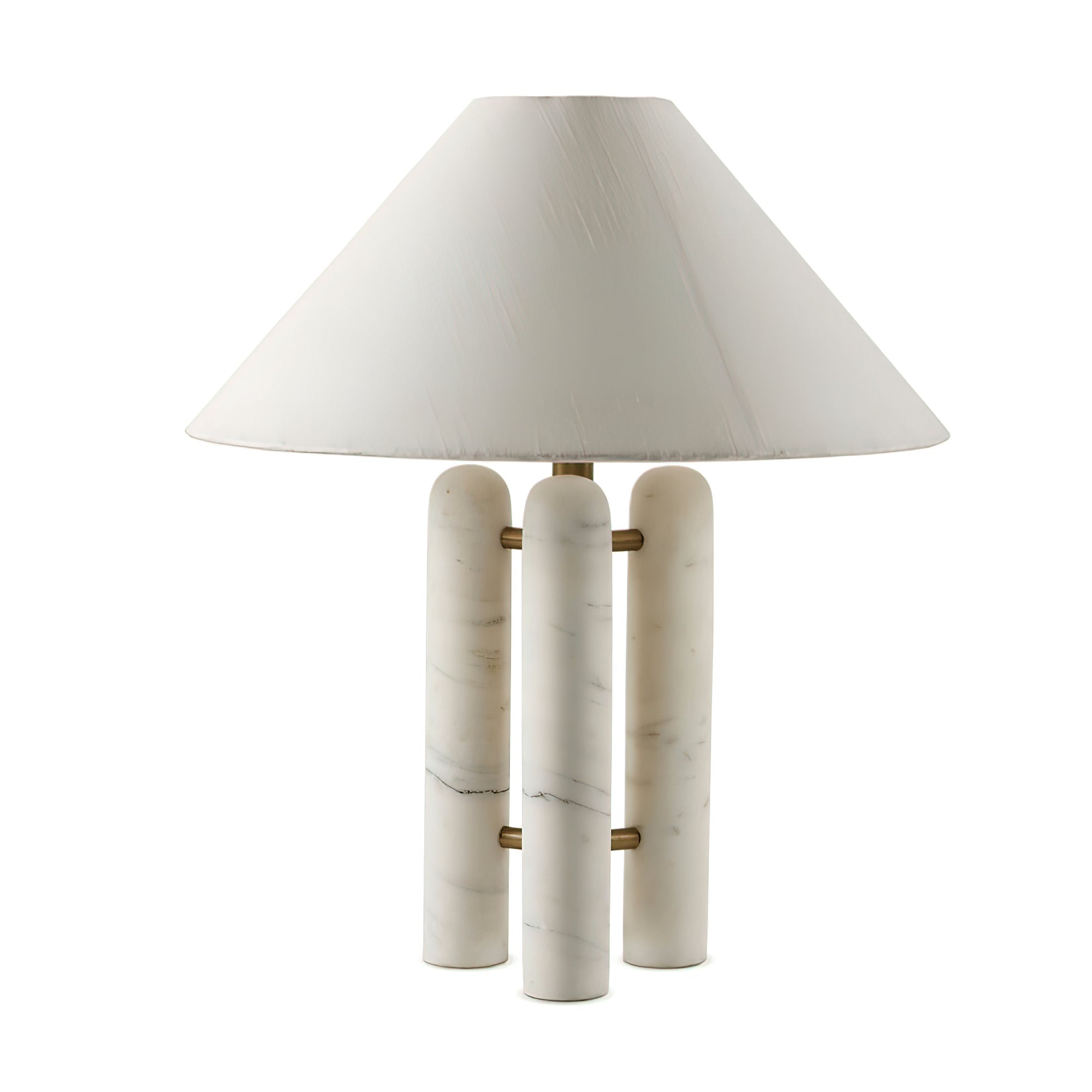 Trio Marble Modern Table Lamp-Neutral Decor