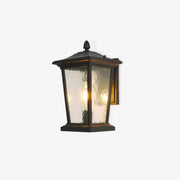 Edwin Birdcage Elegance Glass Outdoor Wall Lamp-Neutral Decor