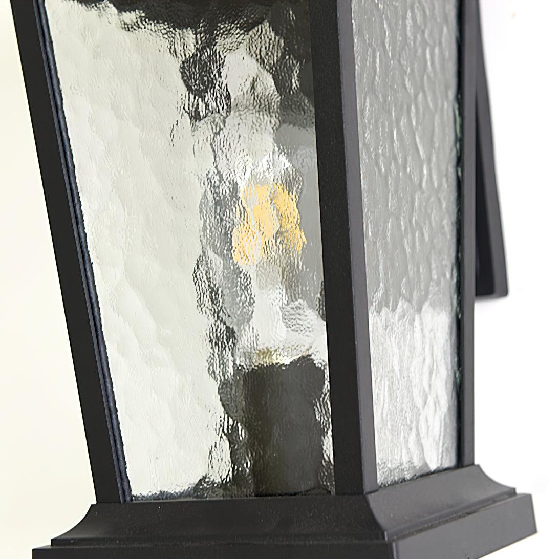 Edwin Birdcage Elegance Glass Outdoor Wall Lamp-Neutral Decor