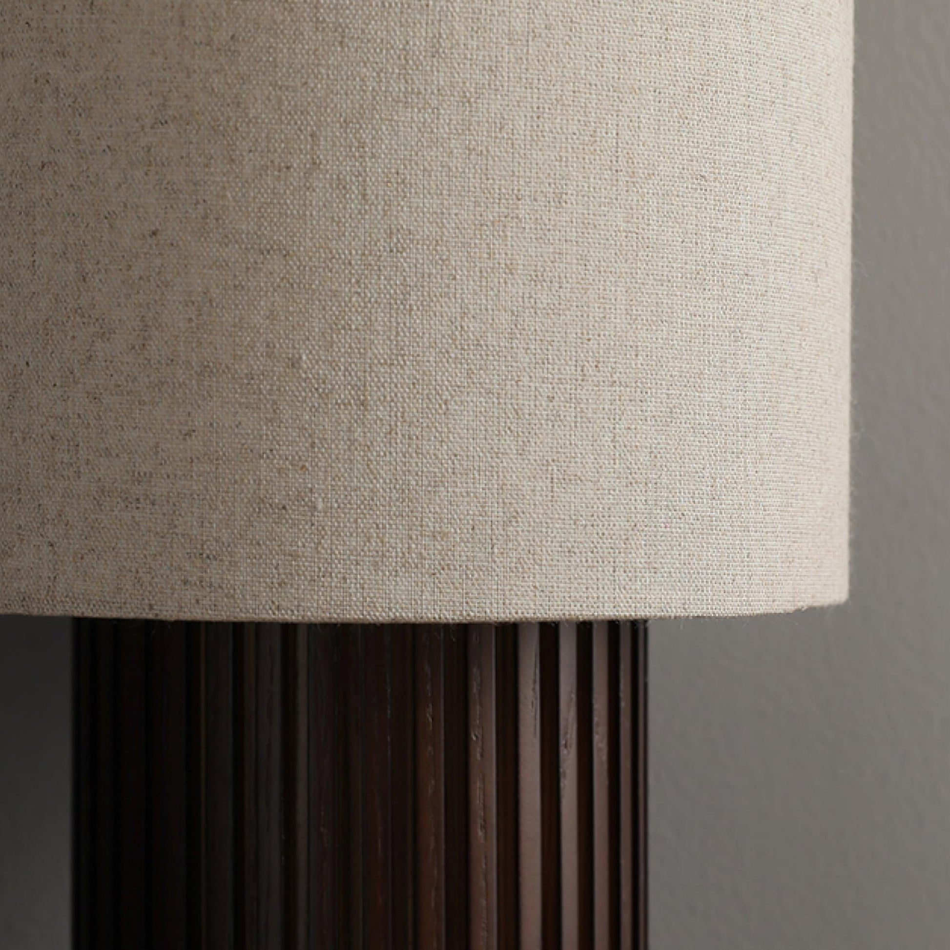 Grove Vintage Fabric Table Lamp-Neutral Decor