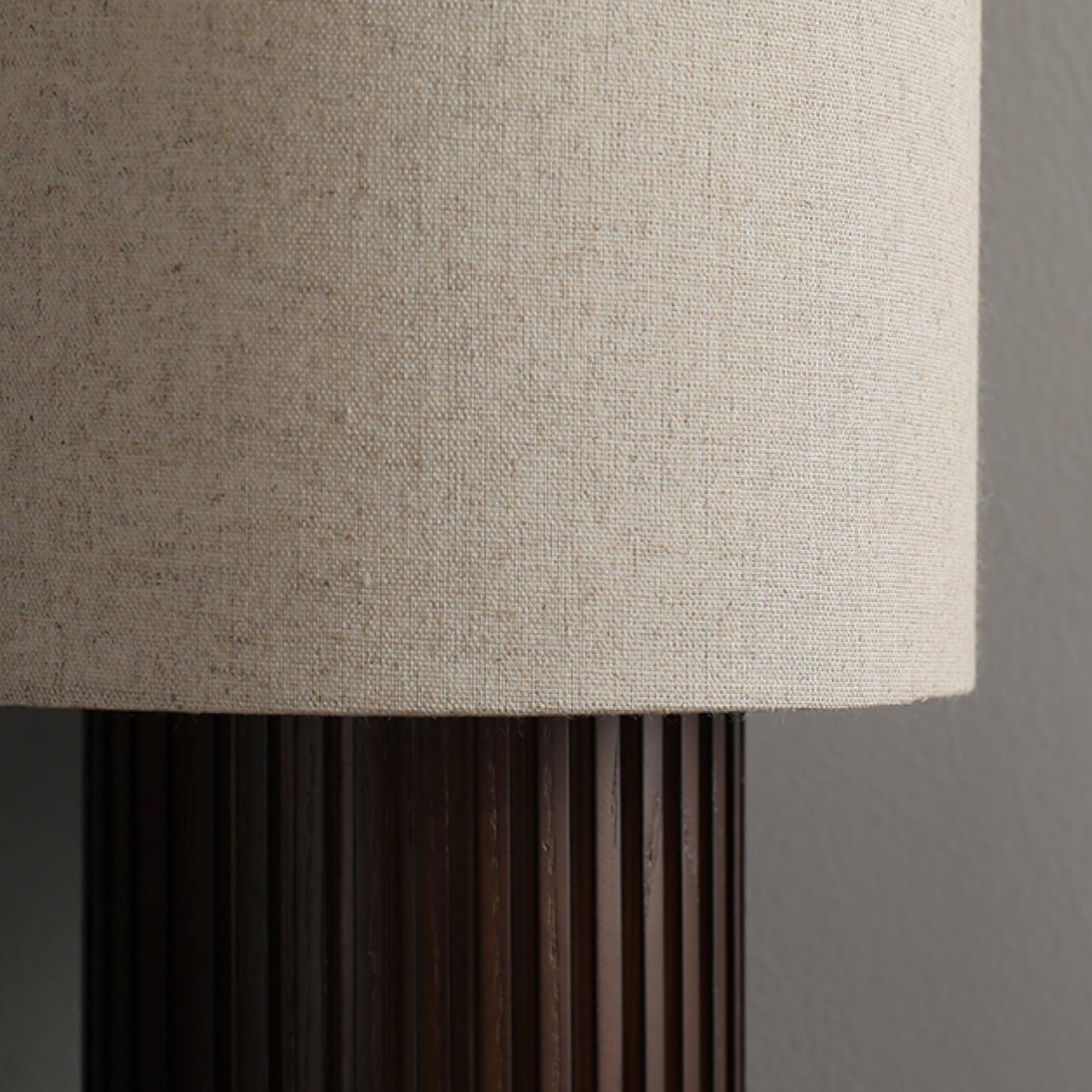 Grove Vintage Fabric Table Lamp-Neutral Decor
