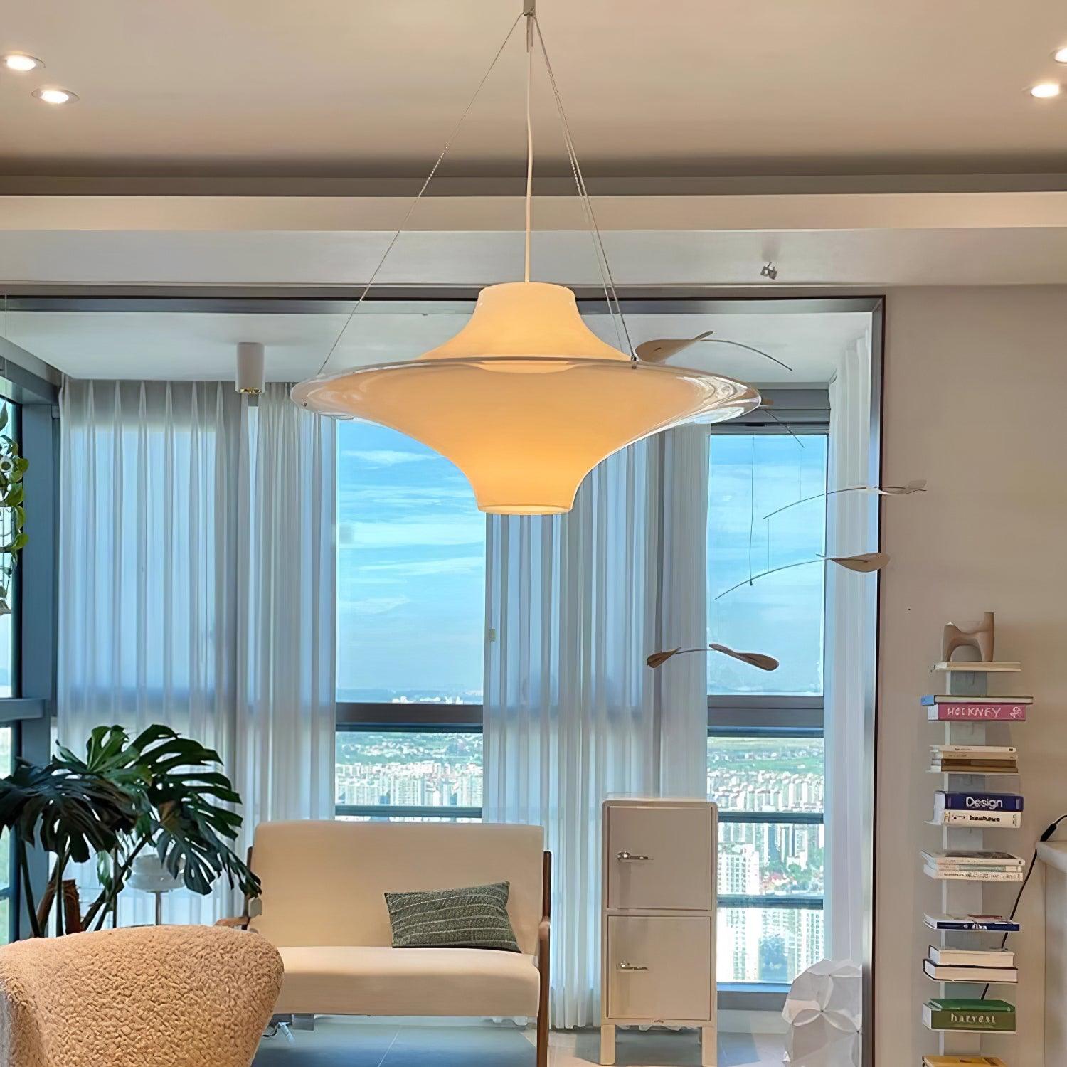 Dali Pendant Lamp Acrylic UFO Shape Contemporary Living Room-Neutral Decor