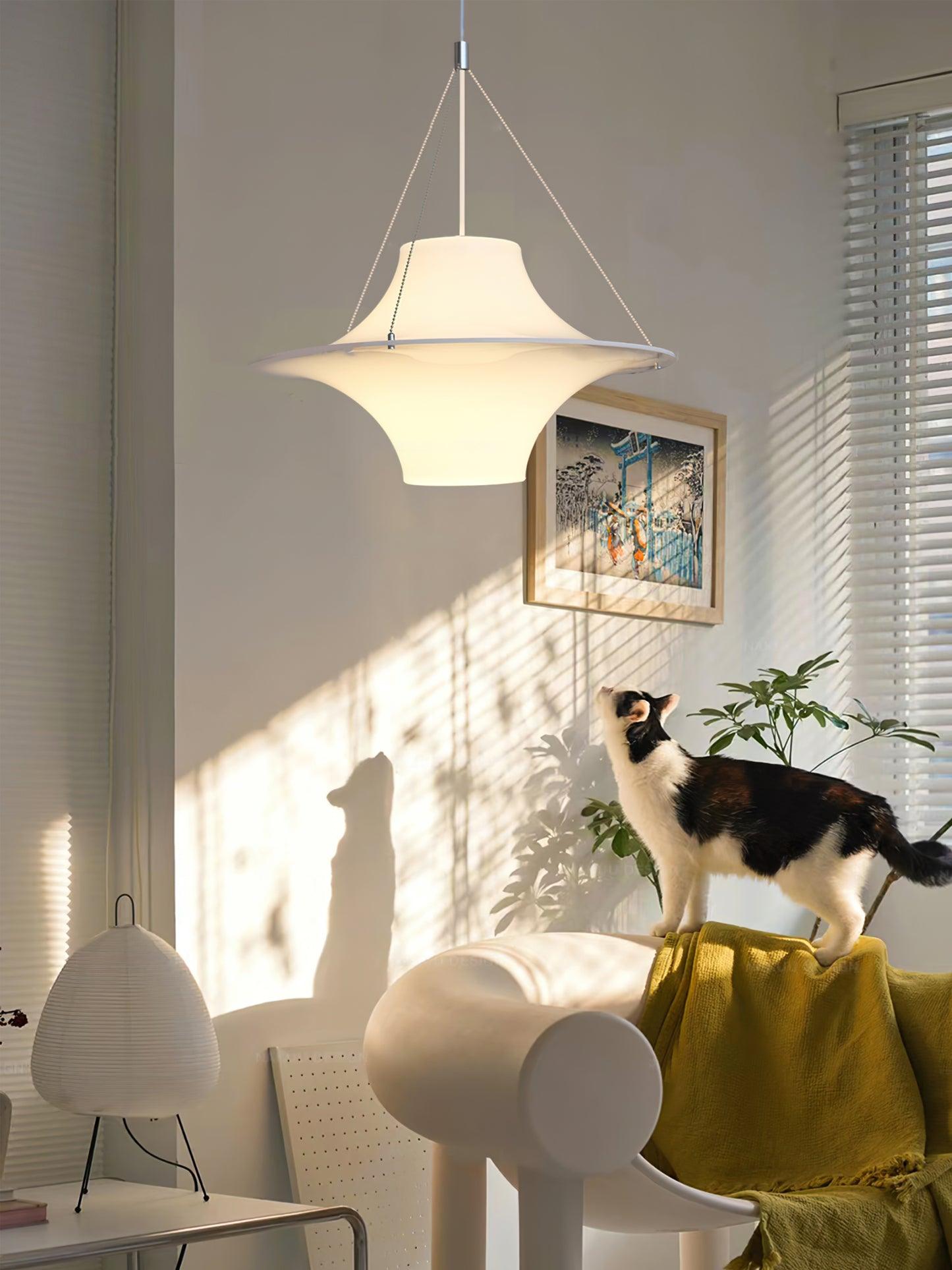 Dali Pendant Lamp Acrylic UFO Shape Contemporary Living Room-Neutral Decor