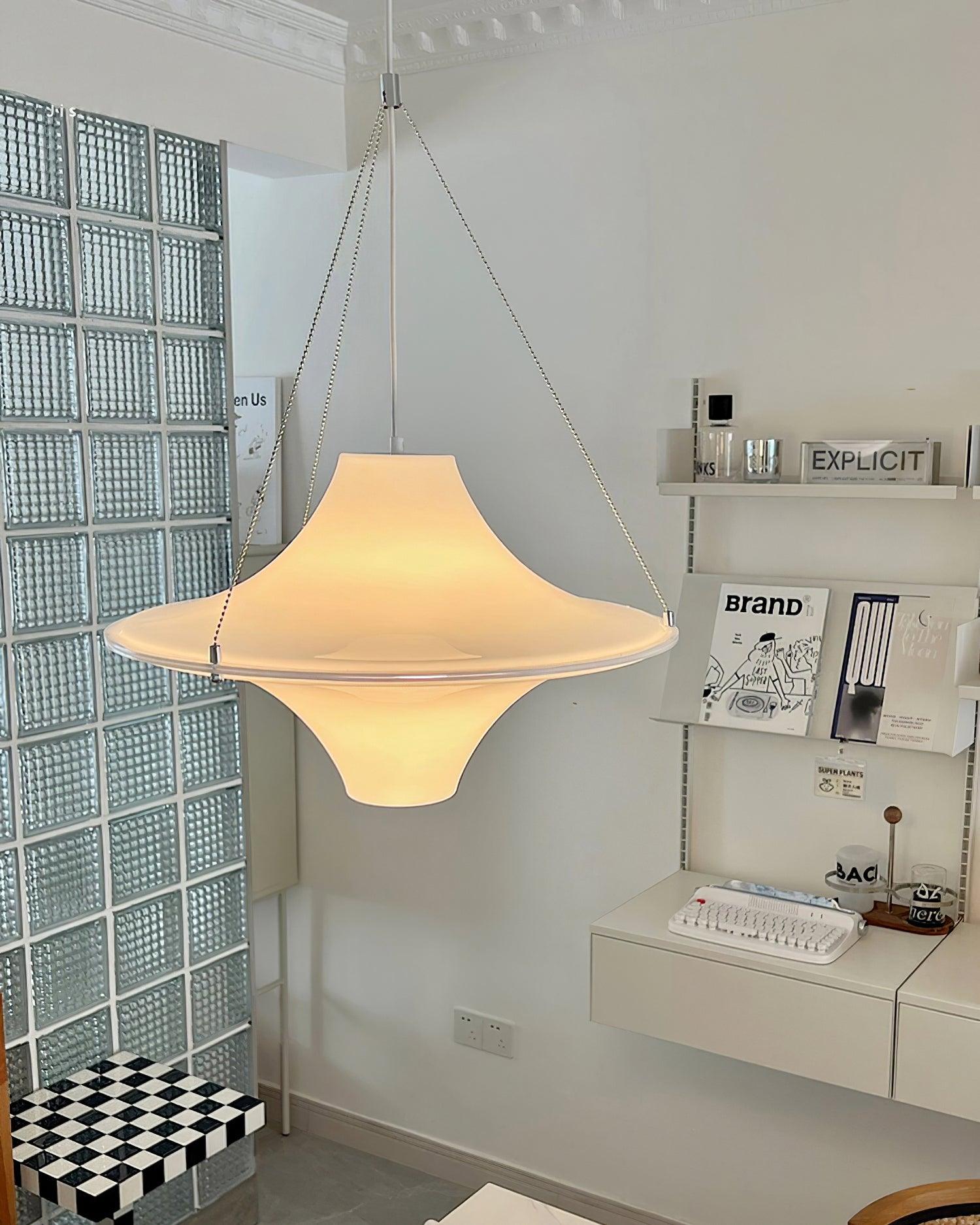 Dali Pendant Lamp Acrylic UFO Shape Contemporary Living Room-Neutral Decor