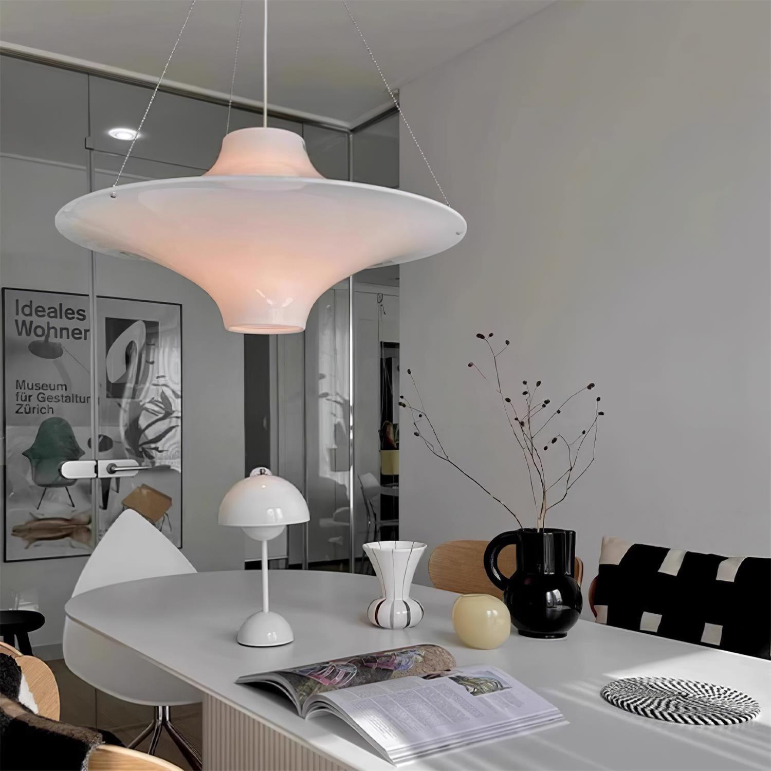 Dali Pendant Lamp Acrylic UFO Shape Contemporary Living Room-Neutral Decor