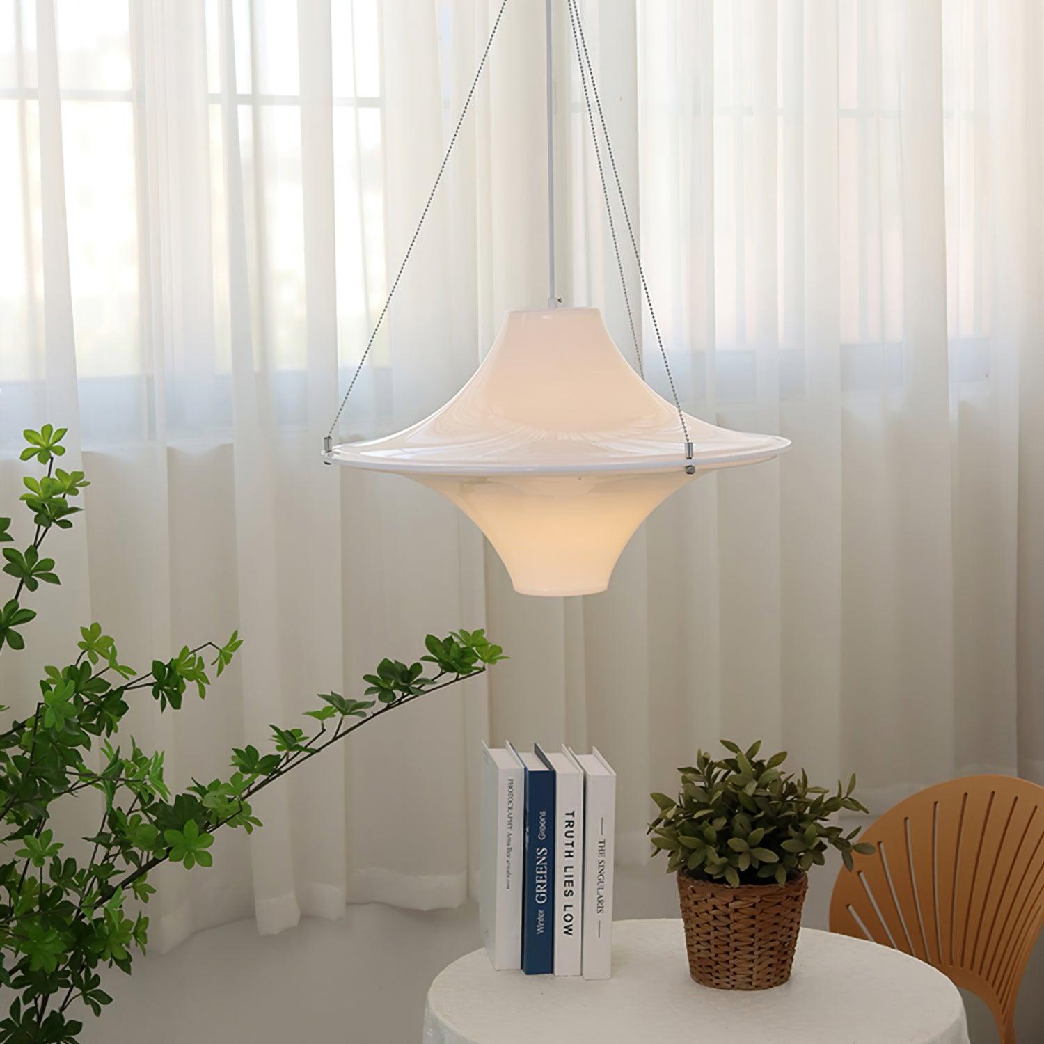Dali Pendant Lamp Acrylic UFO Shape Contemporary Living Room-Neutral Decor