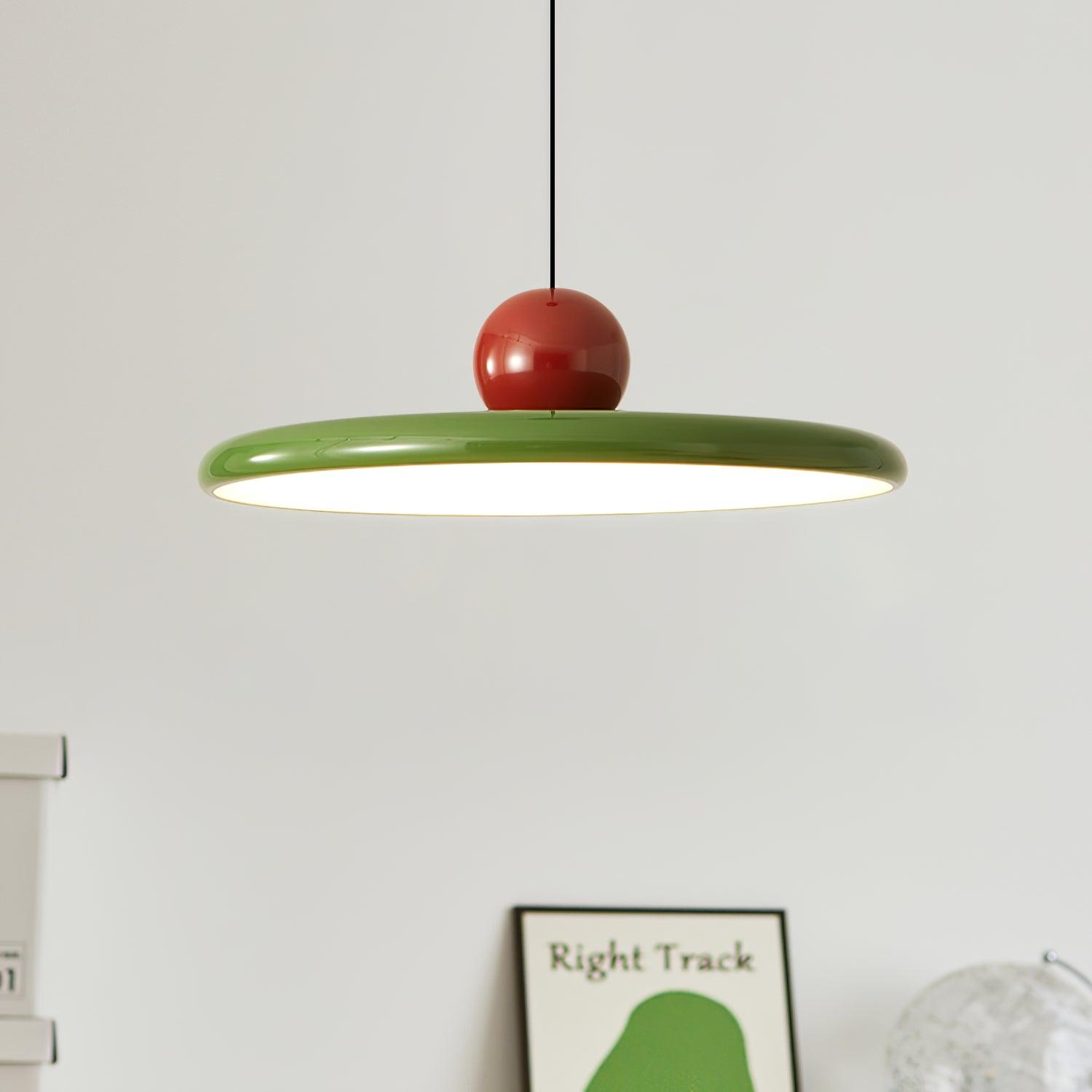 Lustra Pendant Lamp Swag Green and Red-Neutral Decor