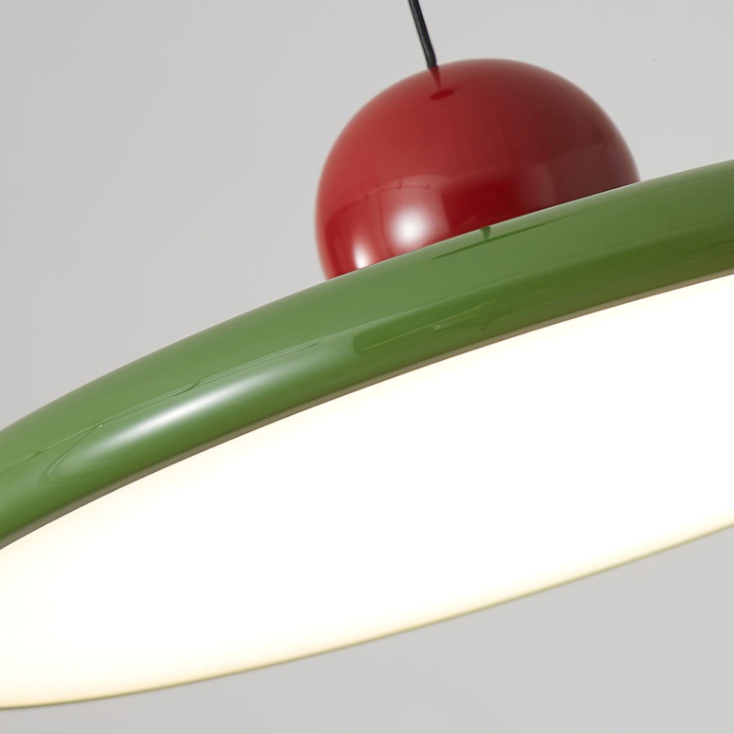 Lustra Pendant Lamp Swag Green and Red-Neutral Decor