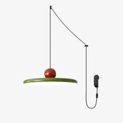 Lustra Pendant Lamp Swag Green and Red-Neutral Decor