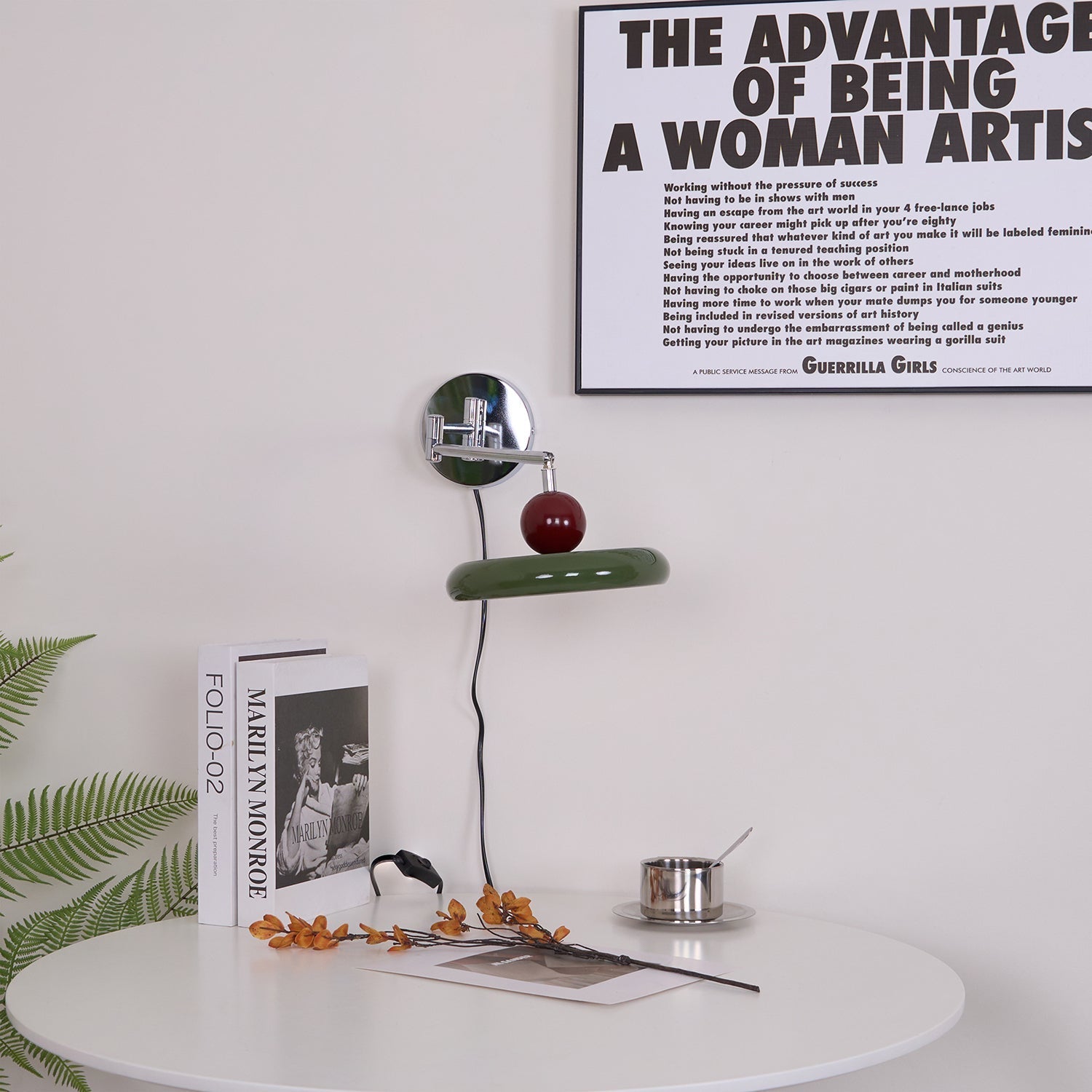 Lola Plug-in Wall Lamp-Neutral Decor