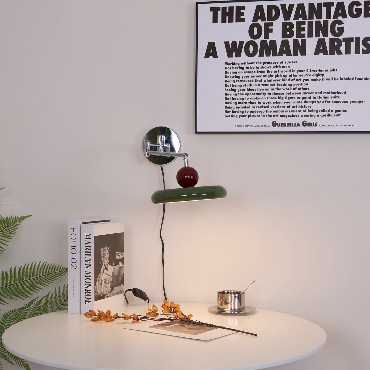 Lola Plug-in Wall Lamp-Neutral Decor