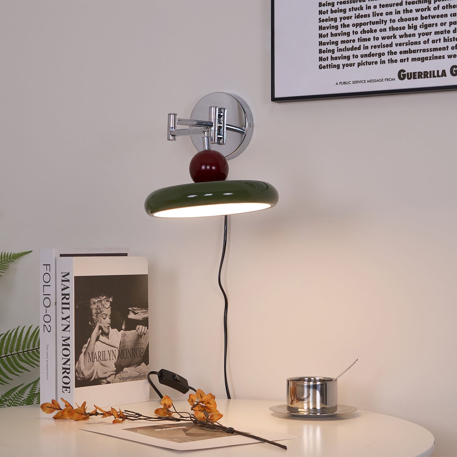 Lola Plug-in Wall Lamp-Neutral Decor
