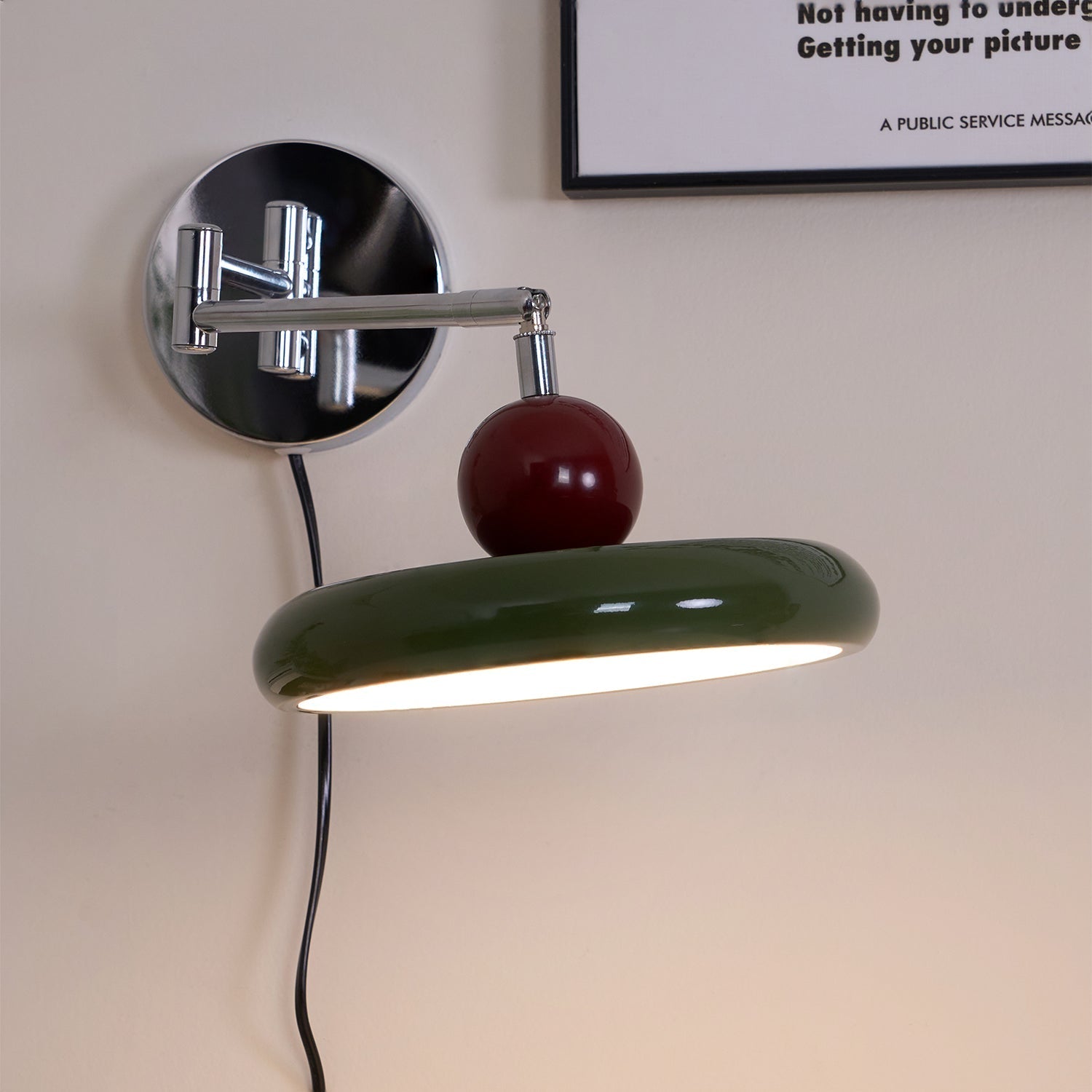 Lola Plug-in Wall Lamp-Neutral Decor