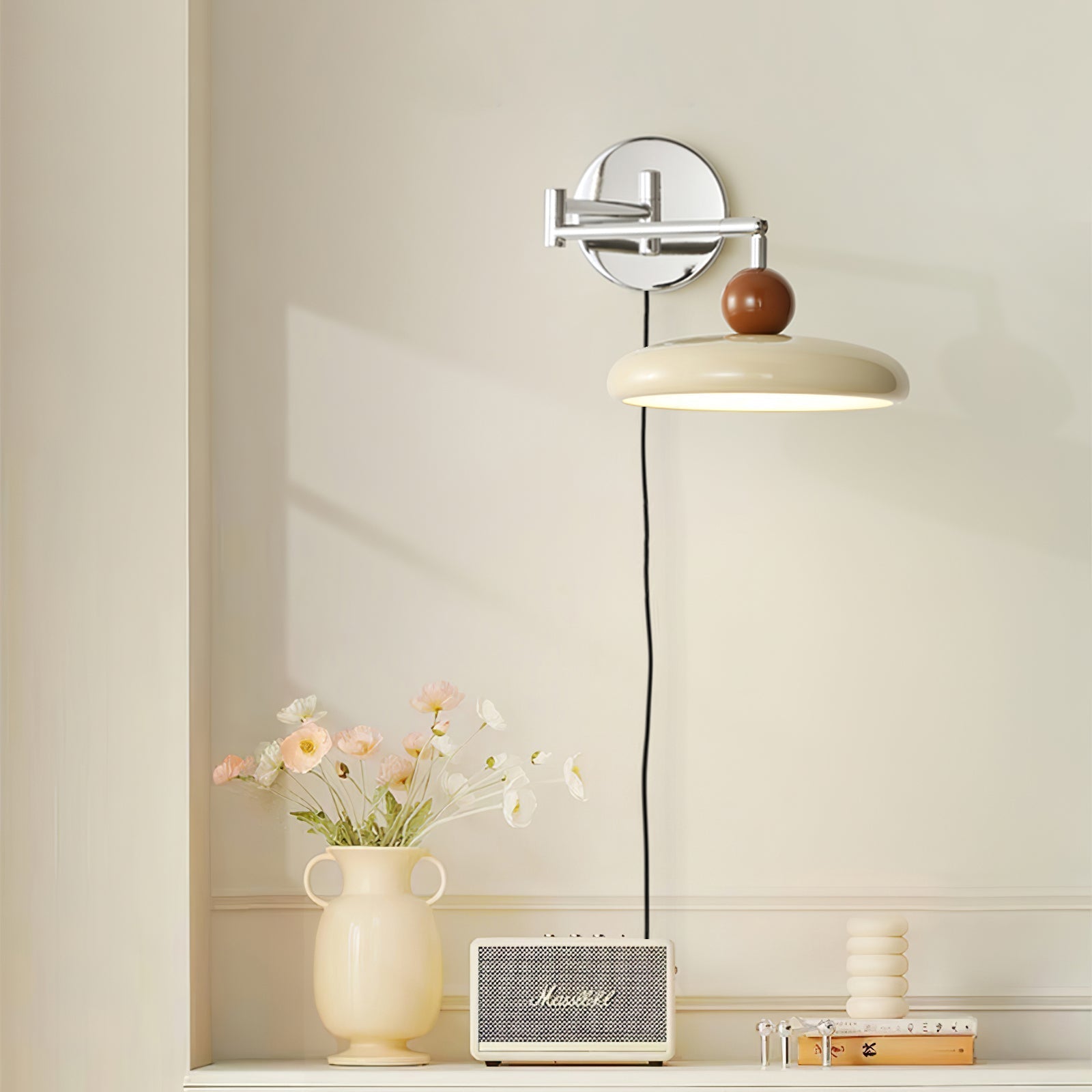 Lola Plug-in Wall Lamp-Neutral Decor