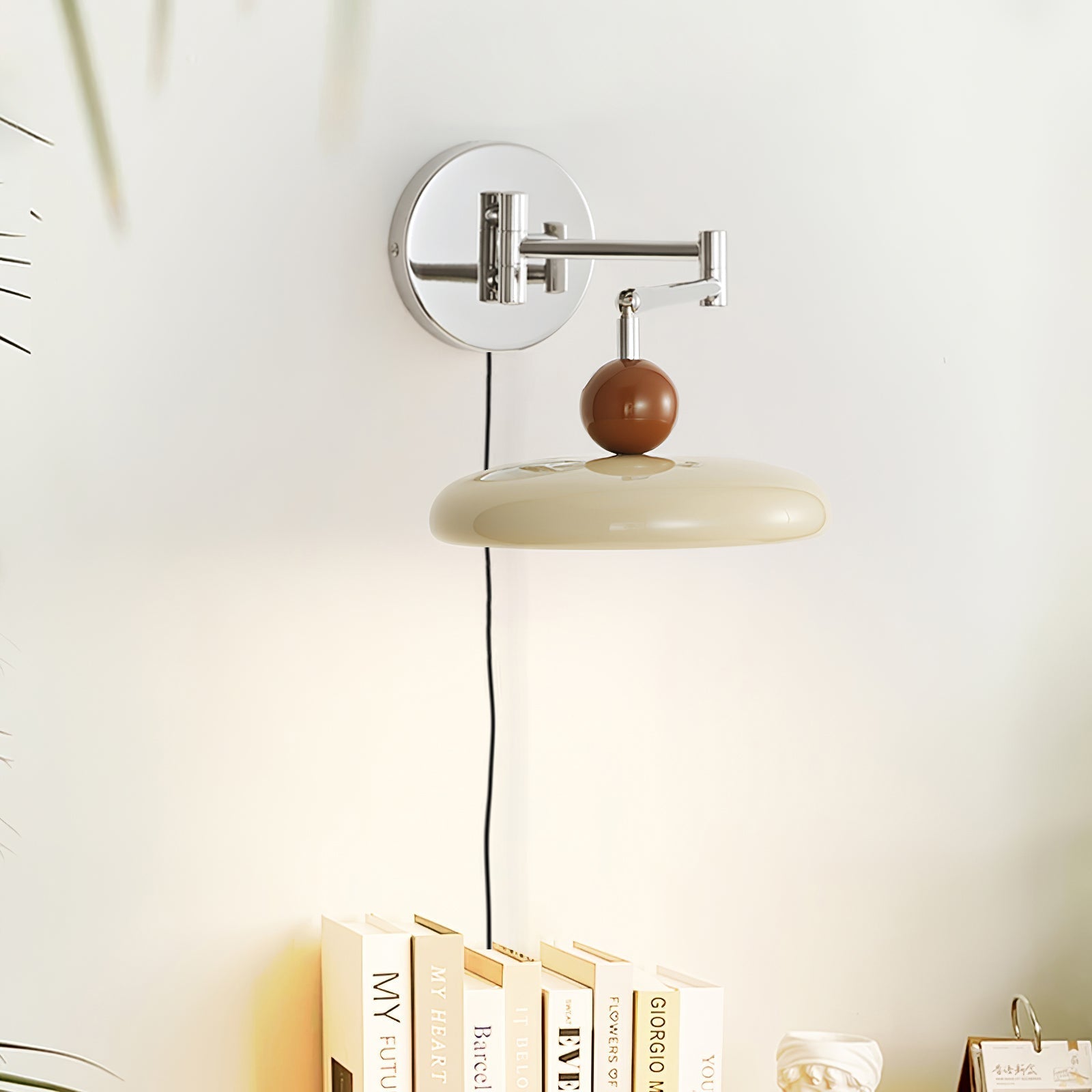 Lola Plug-in Wall Lamp-Neutral Decor