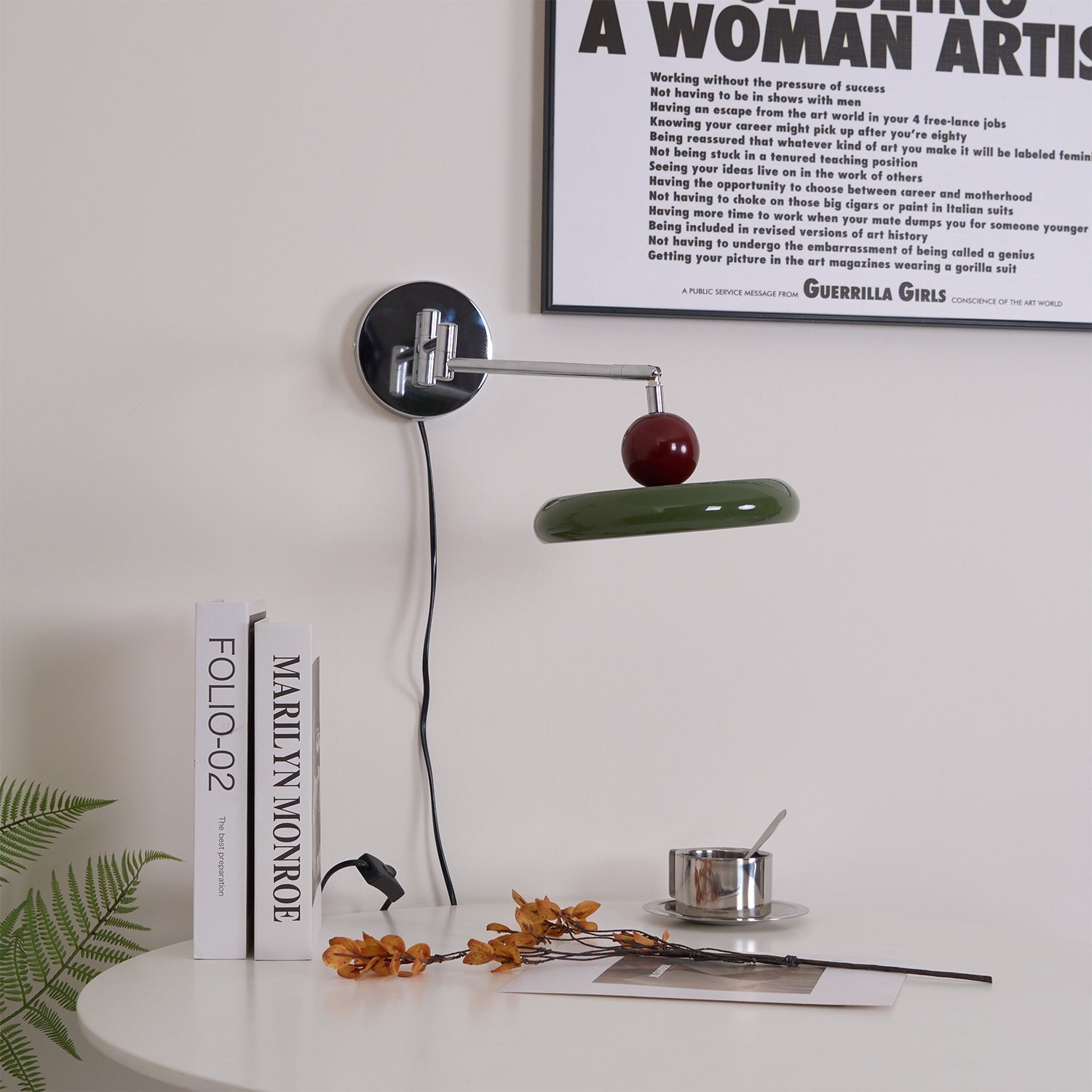 Lola Plug-in Wall Lamp-Neutral Decor