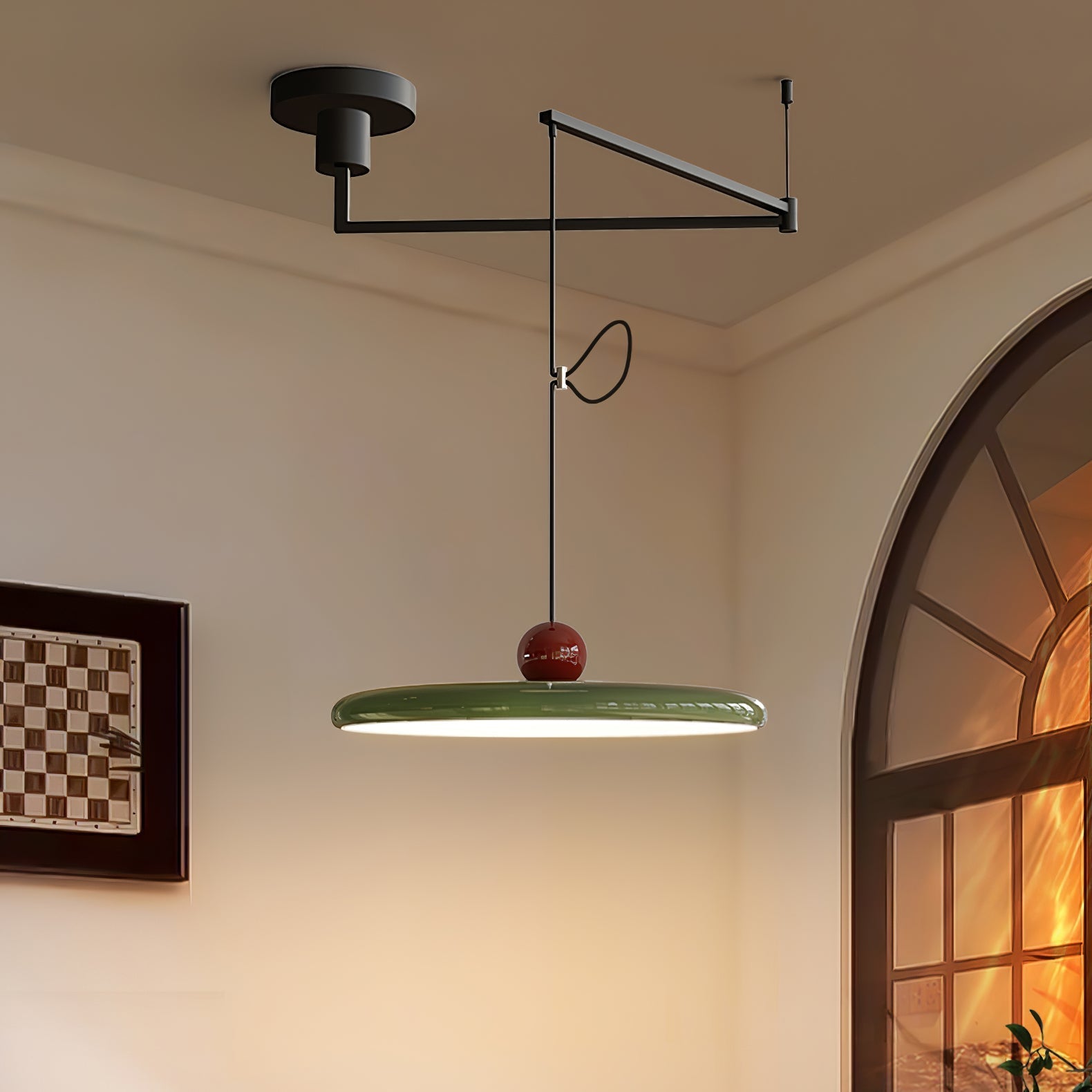 Exvane Acrylic Modern Pendant Lamp-Neutral Decor