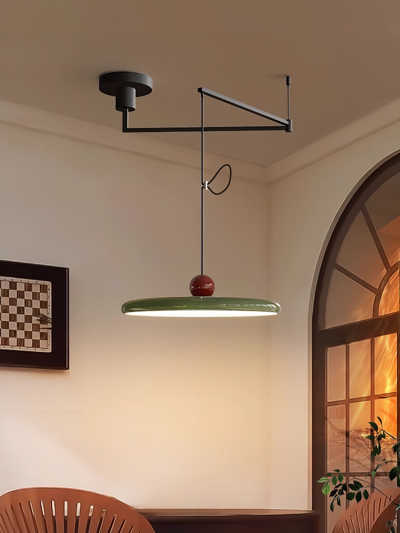 Exvane Acrylic Modern Pendant Lamp-Neutral Decor