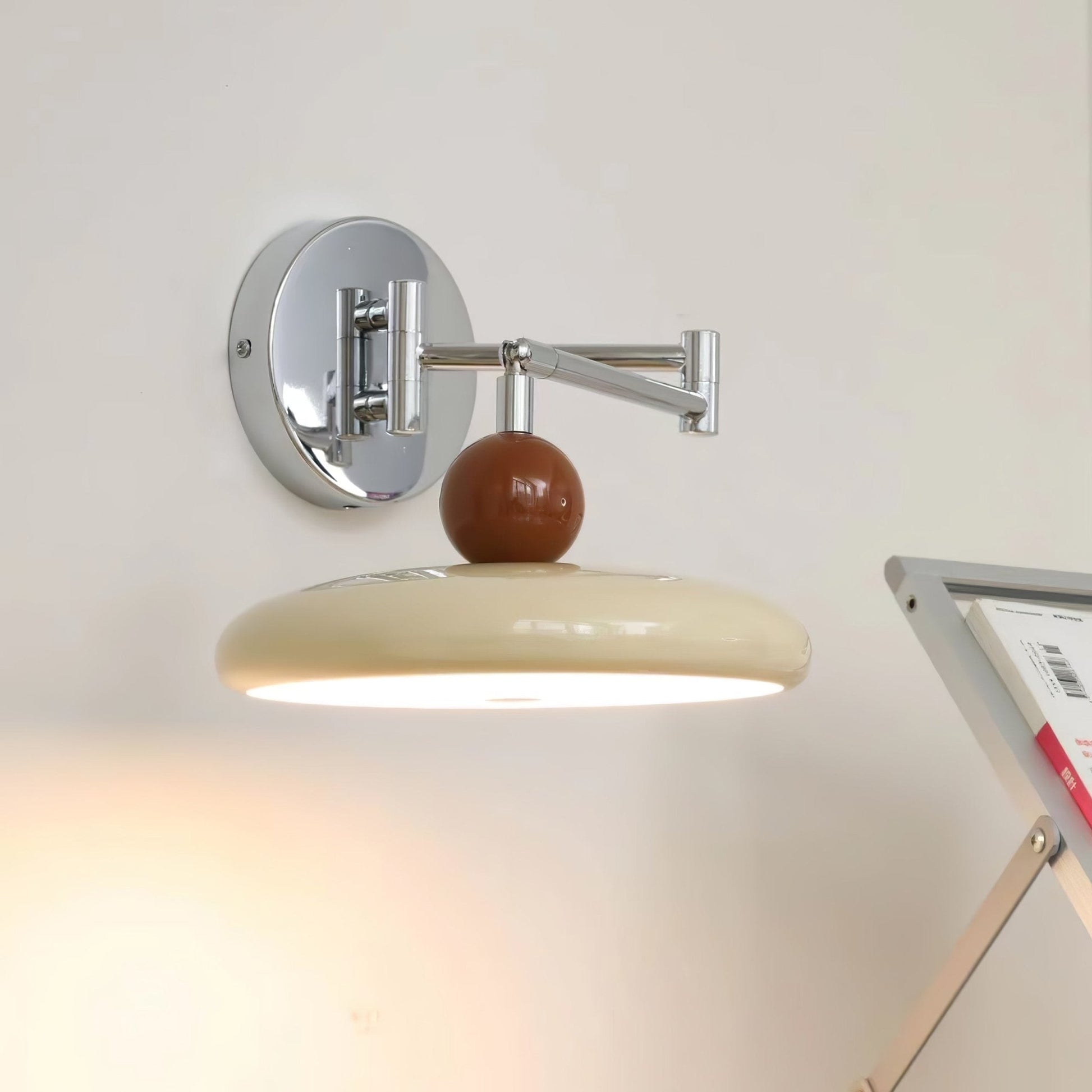 Rixor Vintage Acrylic Wall Lamp-Neutral Decor