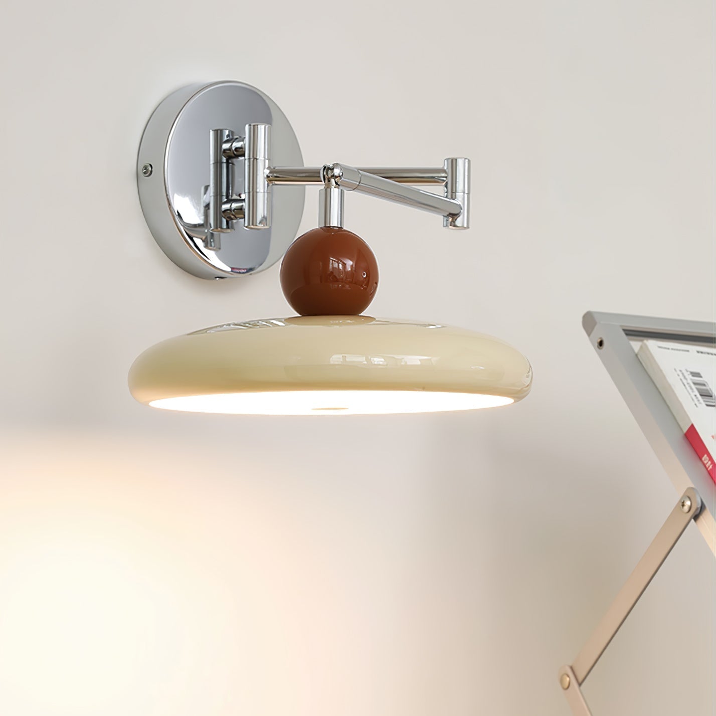 Rixor Vintage Acrylic Wall Lamp-Neutral Decor