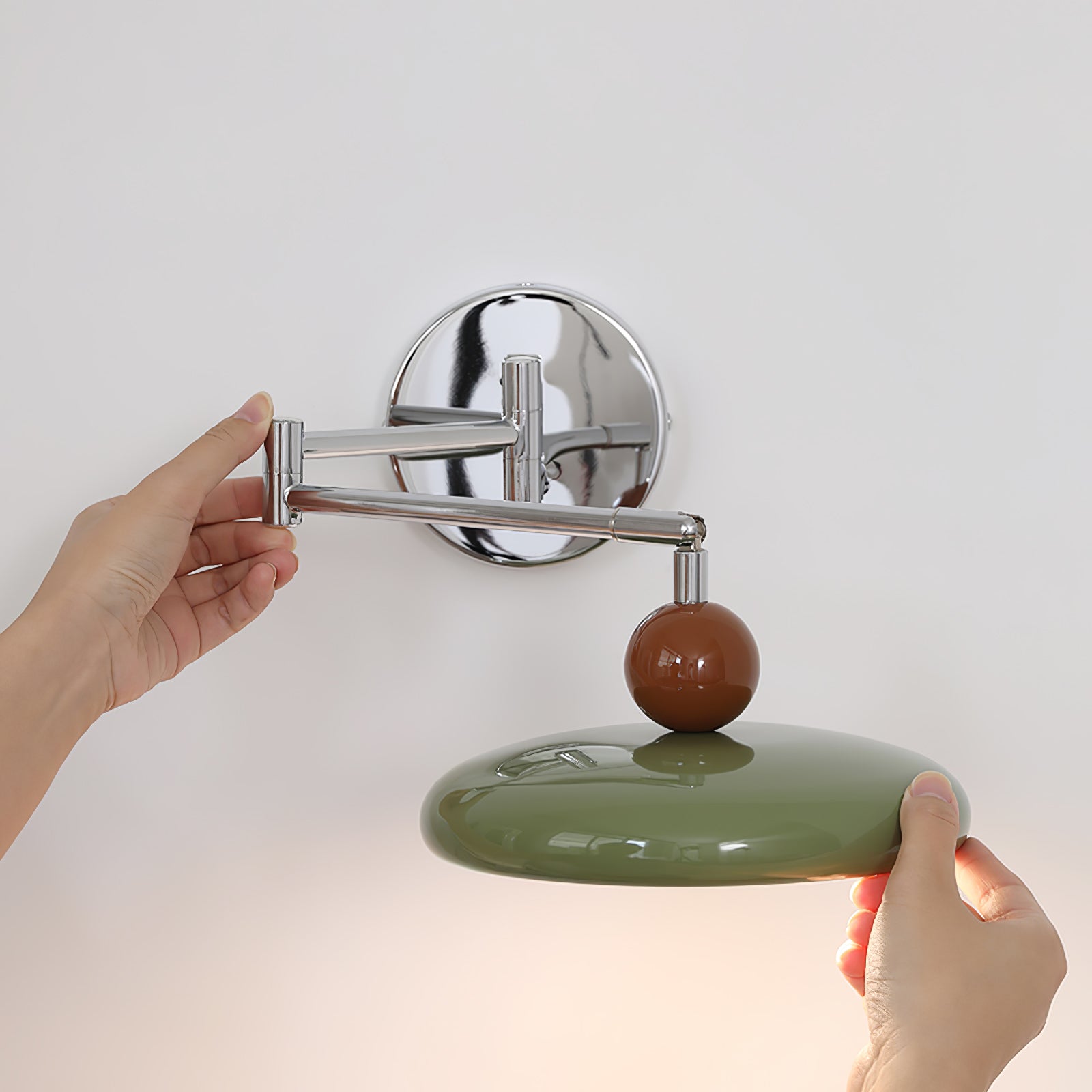 Rixor Vintage Acrylic Wall Lamp-Neutral Decor