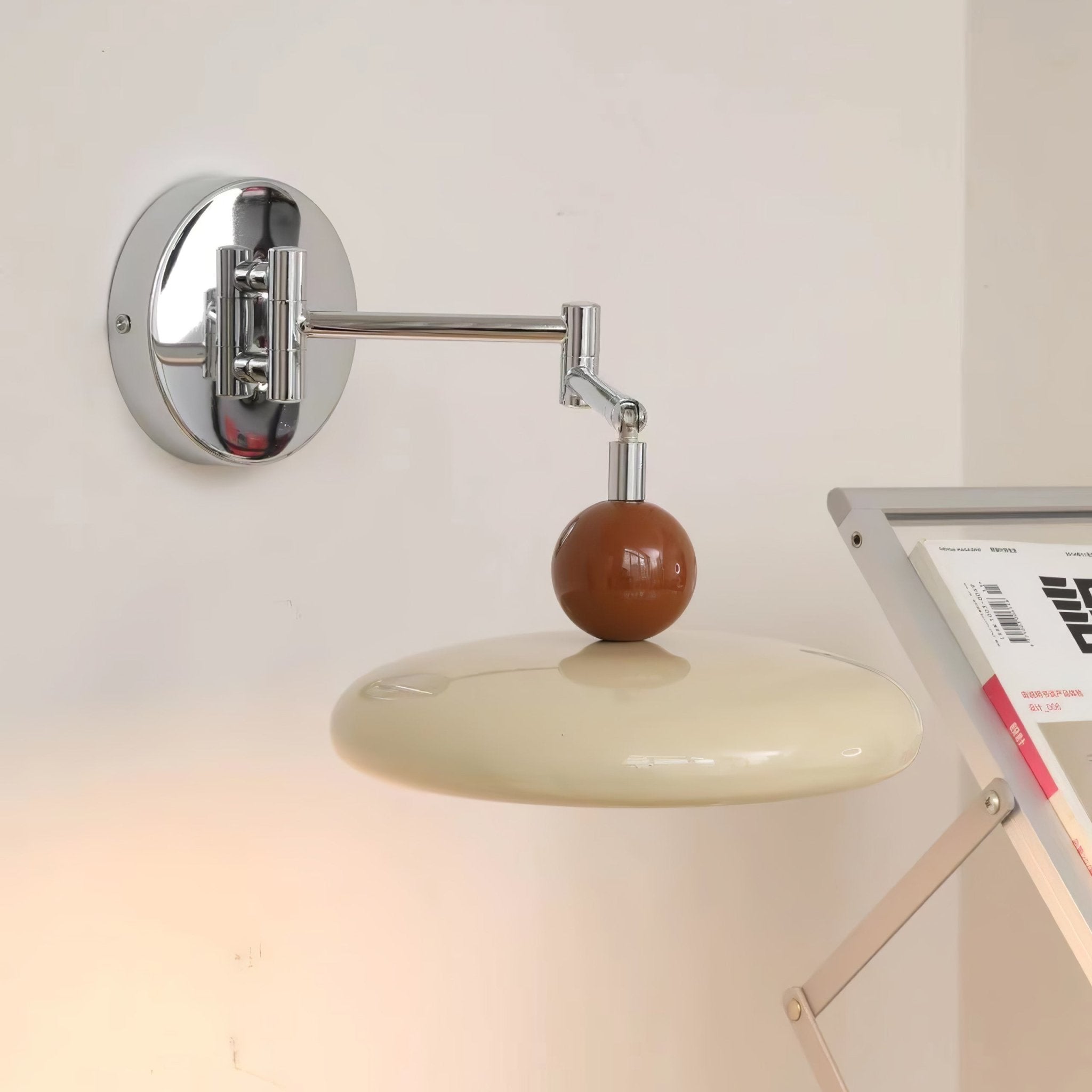 Rixor Vintage Acrylic Wall Lamp-Neutral Decor