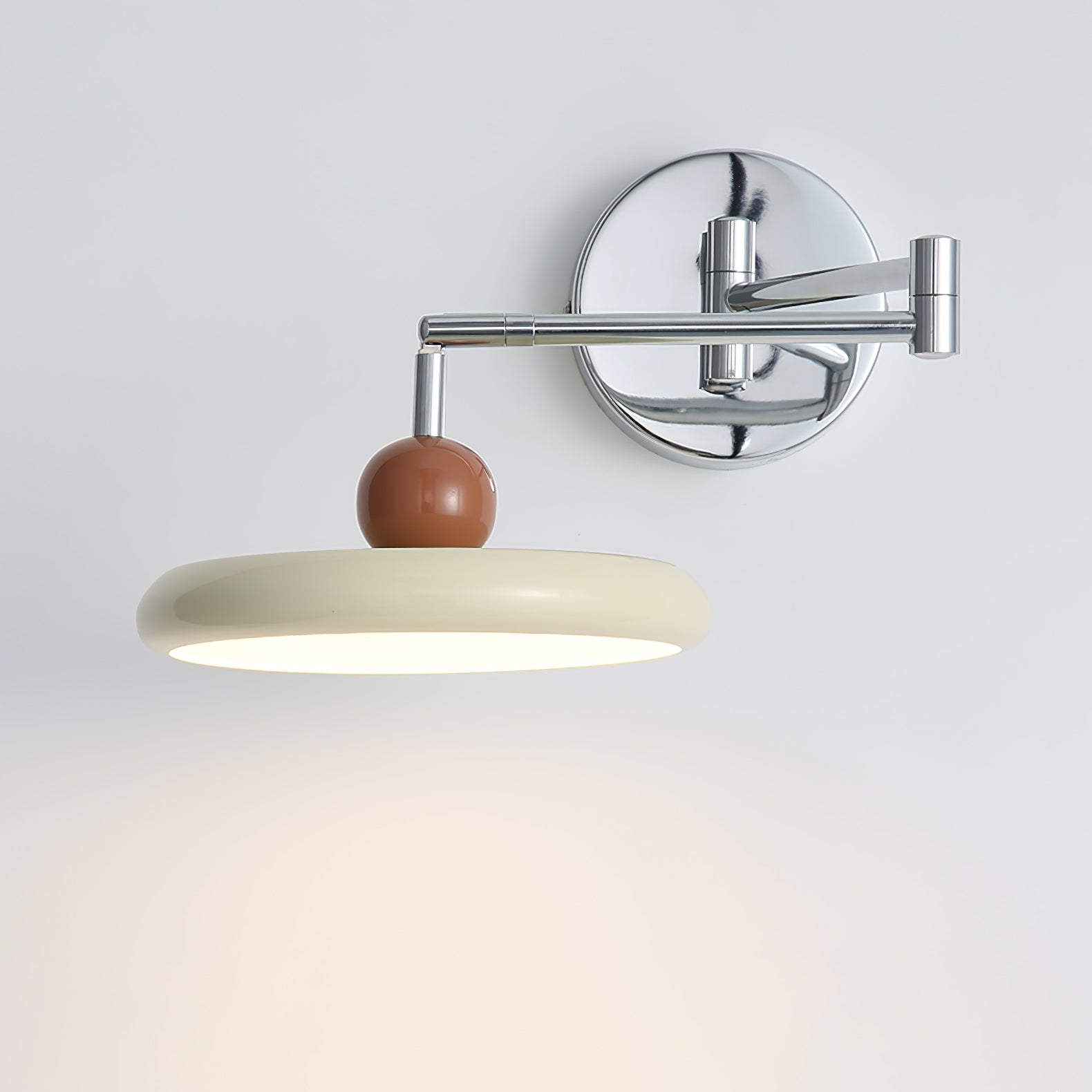 Rixor Vintage Acrylic Wall Lamp-Neutral Decor