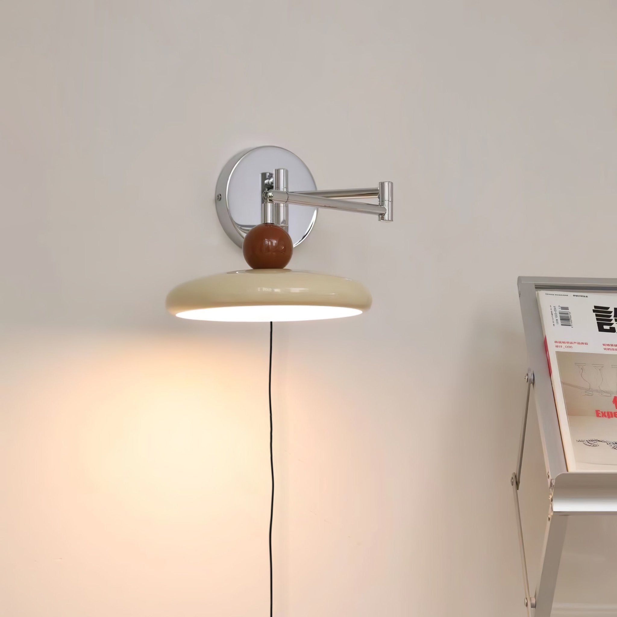 Lola Plug-in Wall Lamp-Neutral Decor