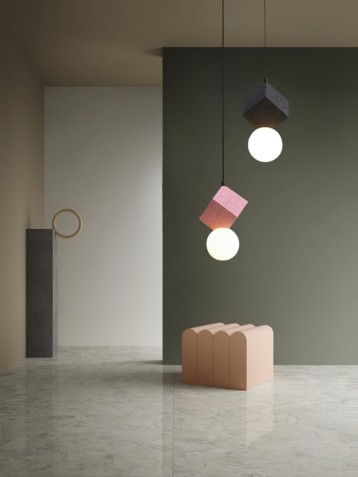 Lolipop Resin Pendant Lamp