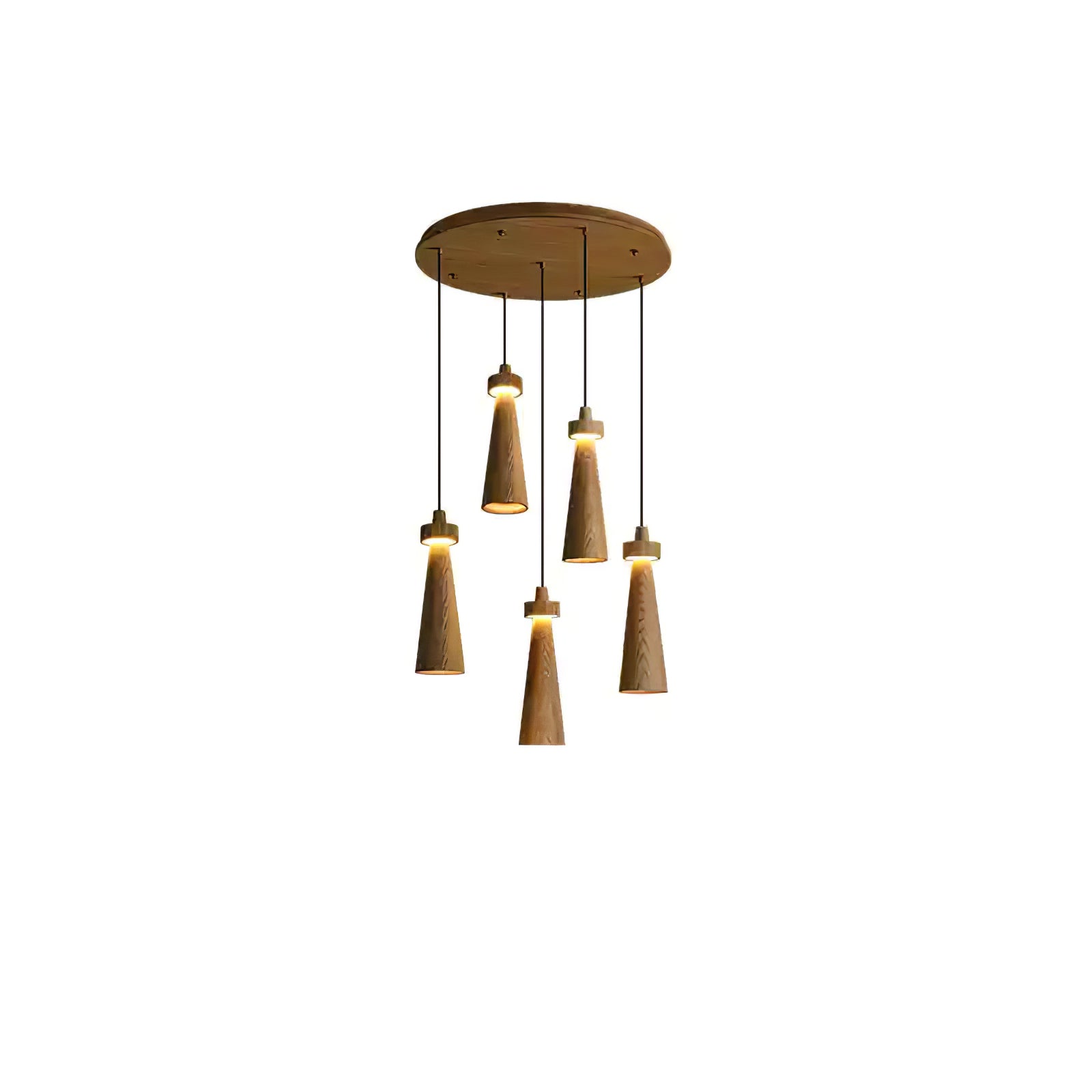 Tesno Minimalist Wood Pendant Light-Neutral Decor