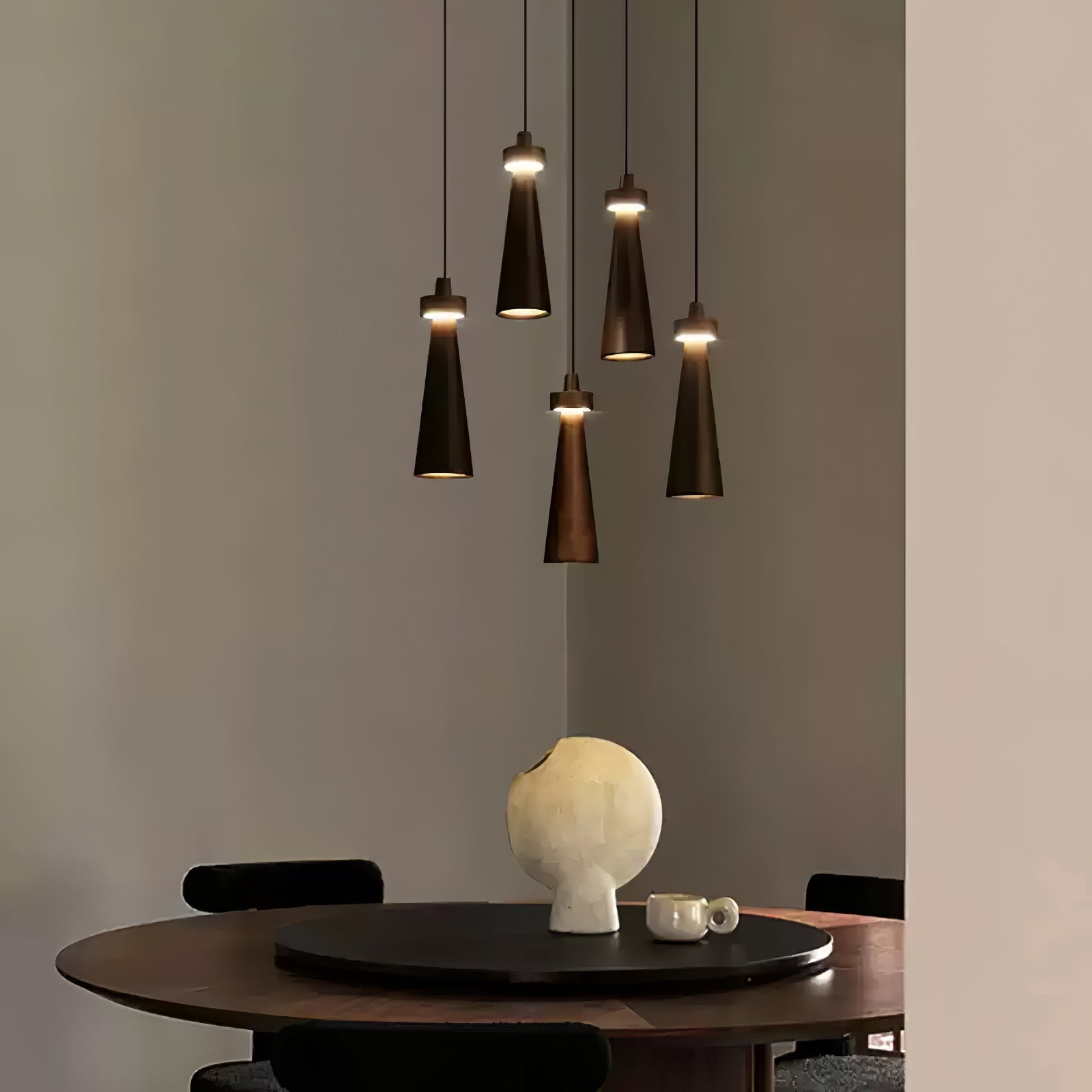 Tesno Minimalist Wood Pendant Light-Neutral Decor