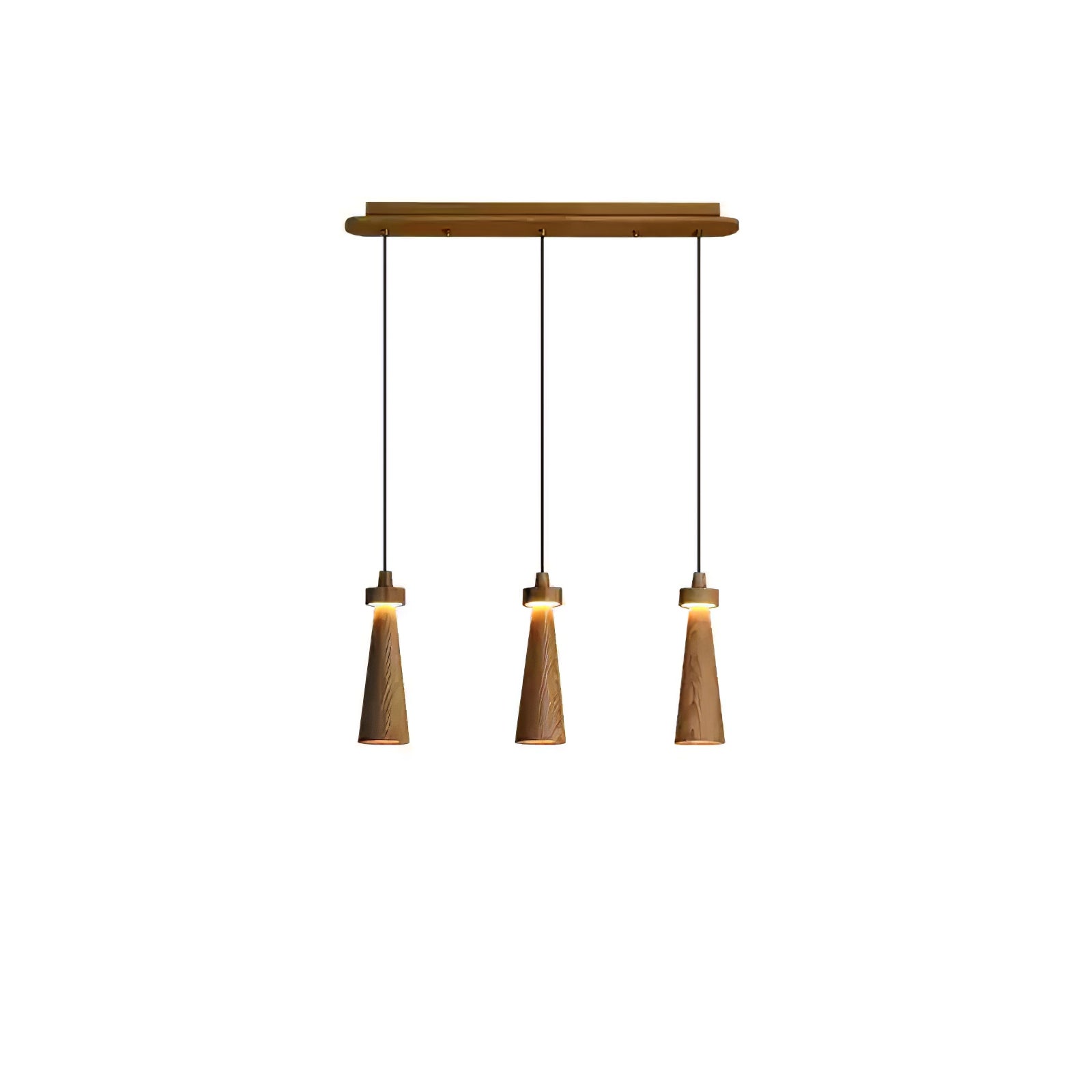 Tesno Minimalist Wood Pendant Light-Neutral Decor