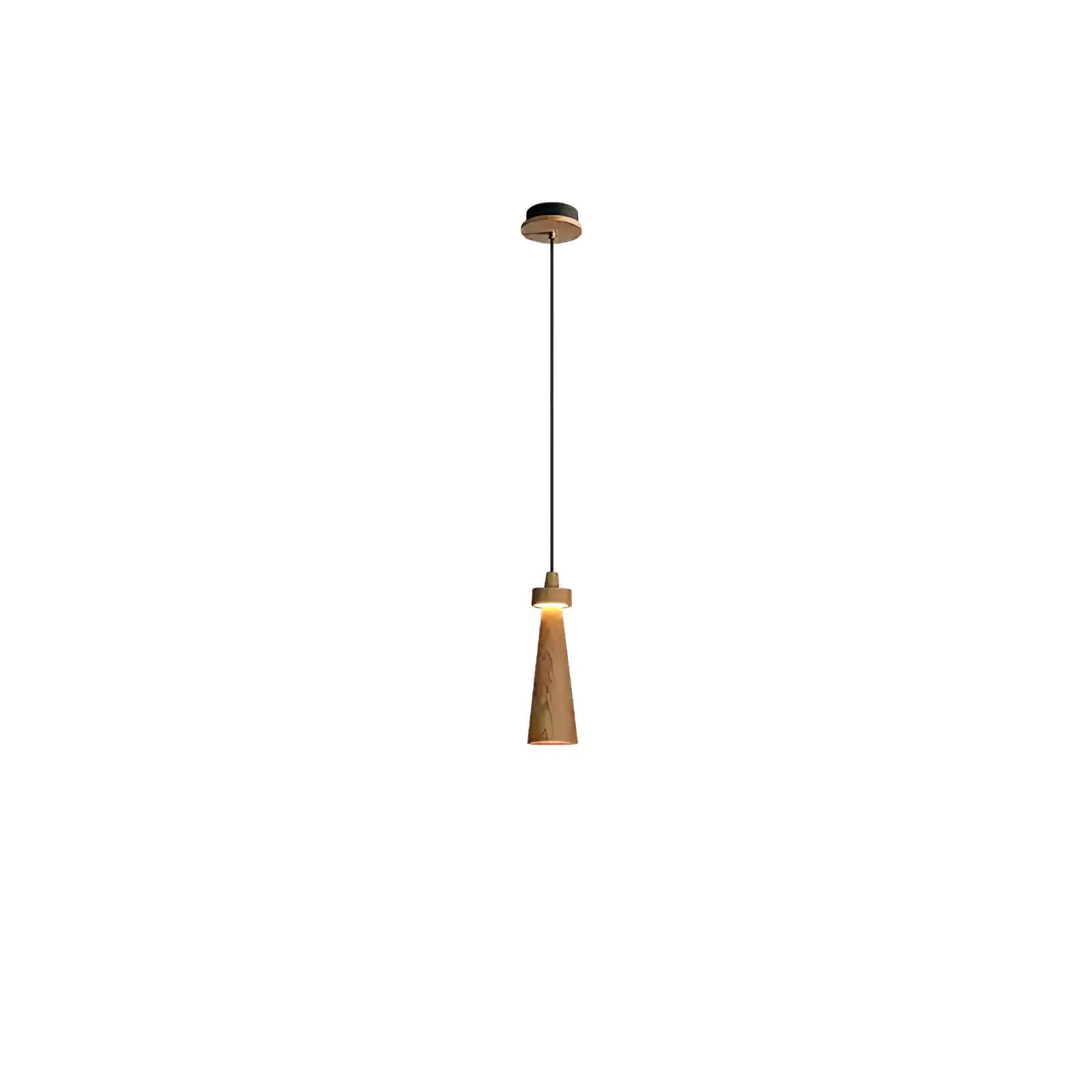 Tesno Minimalist Wood Pendant Light-Neutral Decor