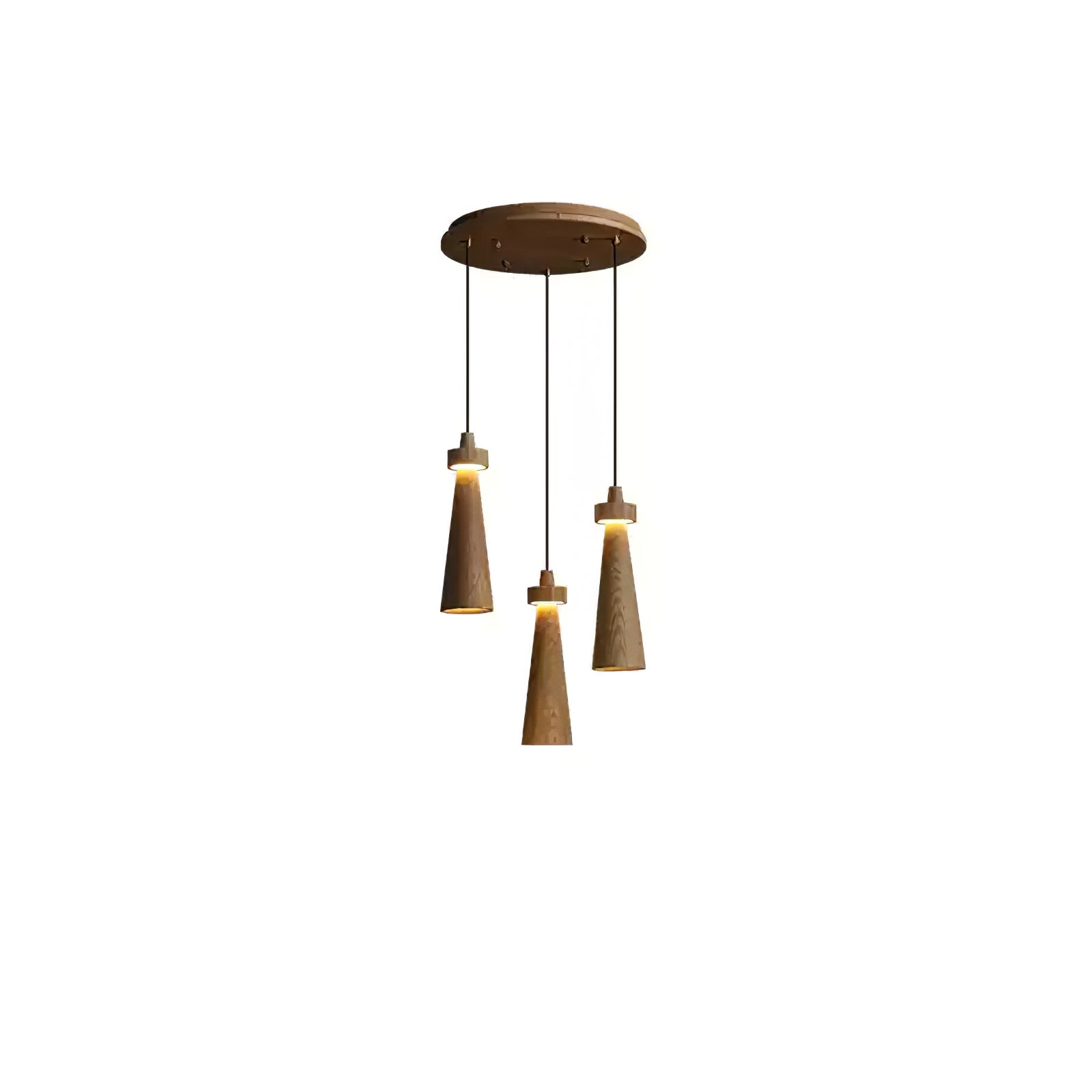 Tesno Minimalist Wood Pendant Light-Neutral Decor