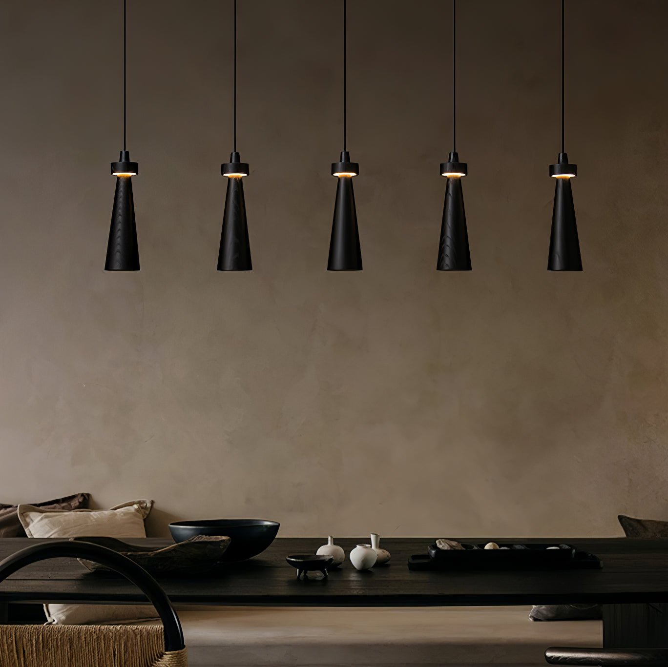 Tesno Minimalist Wood Pendant Light-Neutral Decor